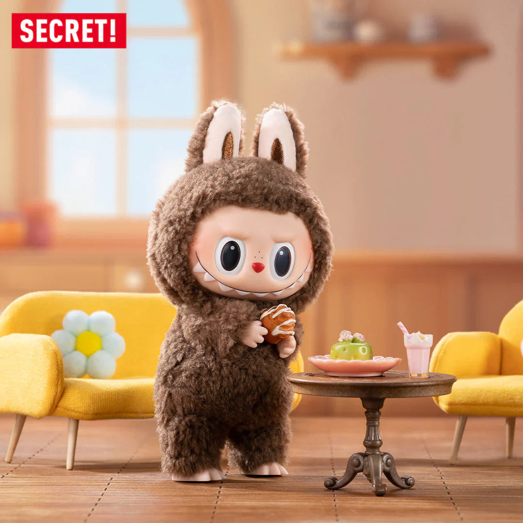 POP MART The Monsters Labubu Exciting Macaron Blind Box Collectible Figure - Chestnut Cocoa Secret Edition | Cute Vinyl Toy for Desk Decor, Gift for Anime Fans & Kawaii Collectors