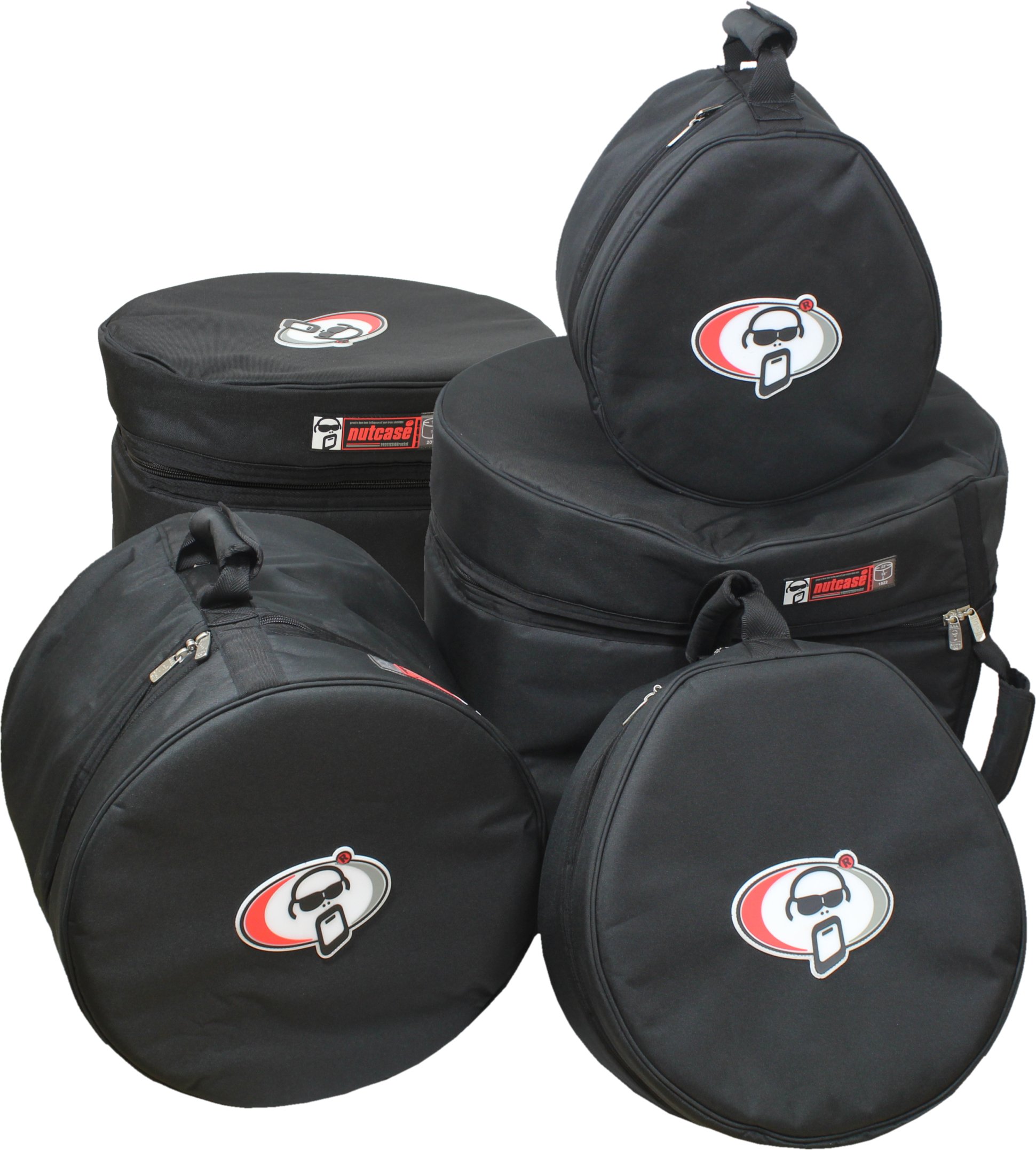 Premium Drum Case Set (N1800-60) - Heavy Duty Protection for Drums & Percussion - Perfect for Musicians, Bands & Live Performances