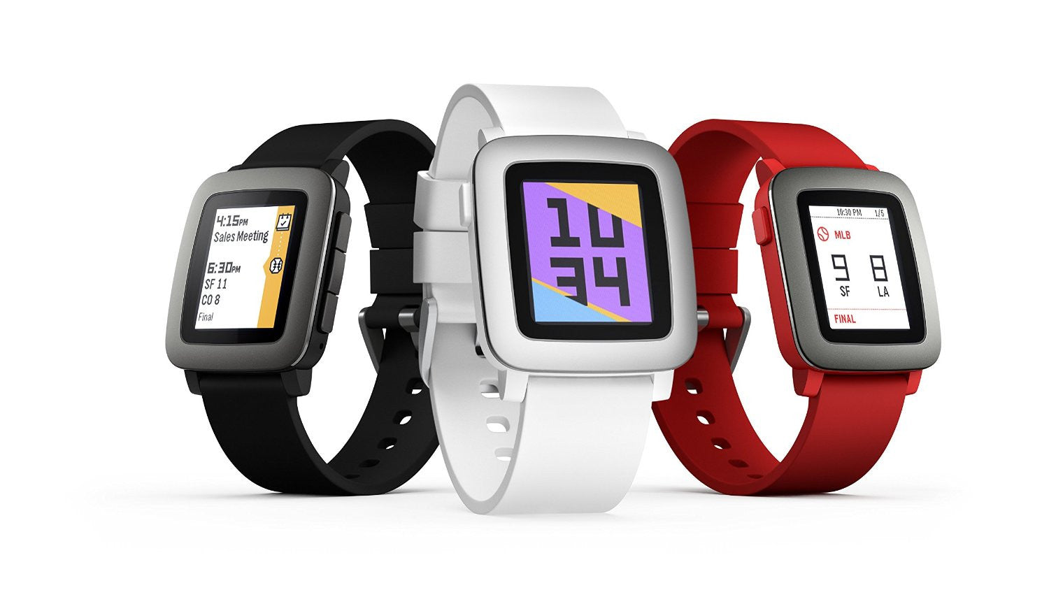 Pebble Time Smartwatch - Waterproof Fitness Tracker with Heart Rate Monitor, Sleep Tracking & Notifications | Perfect for Running, Swimming & Daily Activity Tracking