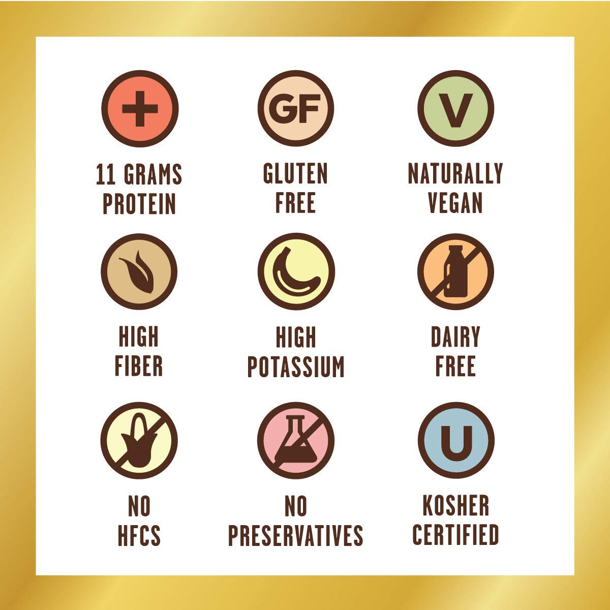 Grab The Gold Organic Snack Bars - Gluten Free, Vegan, Kosher, Dairy Free Protein Bars with 11g Protein - Chocolate Peanut Butter Flavor (14 Count) | Healthy On-the-Go Snacks for Workouts, Hiking & Office