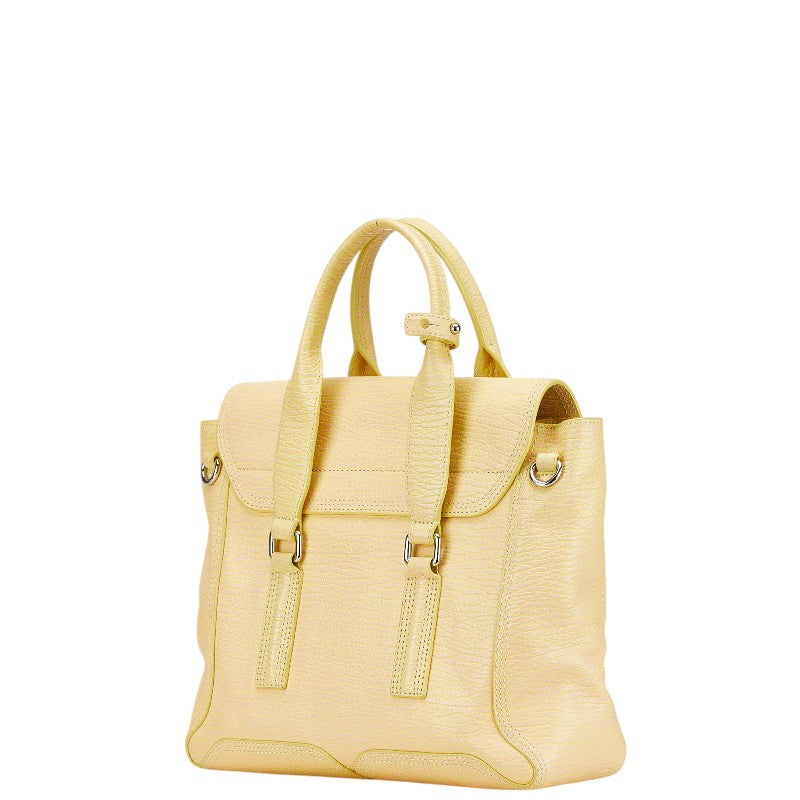 3.1 Phillip Lim Genuine Leather Pashli Medium Satchel - Two-Way Handbag for Women, Perfect for Work, Travel & Everyday Use