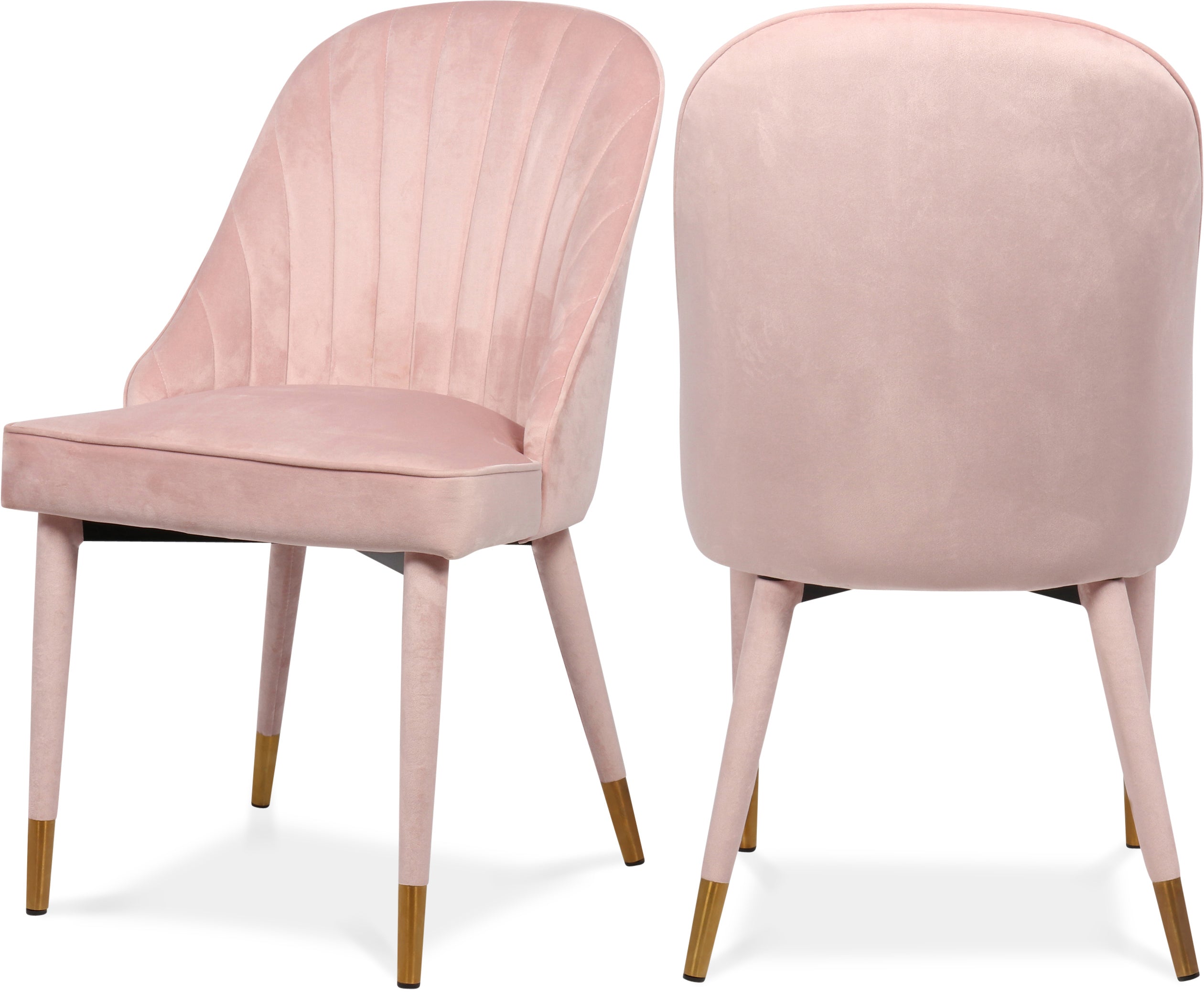 Luxury Belle Velvet Dining Chairs - Soft Upholstered Modern Accent Chairs for Dining Room, Kitchen, or Office - Elegant Home Decor & Comfortable Seating Solution