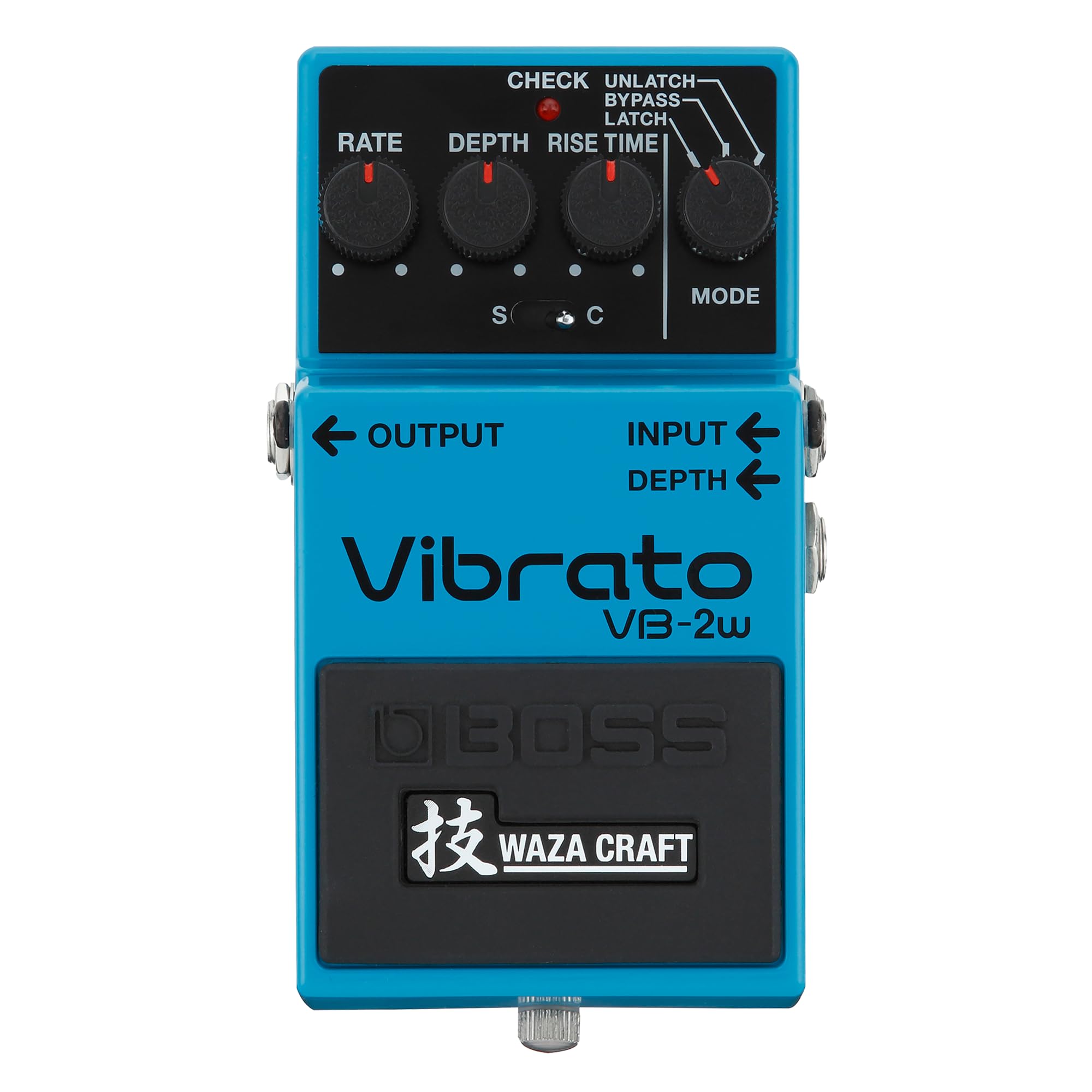Boss VB-2W Waza Craft Vibrato Pedal - Premium Guitar Effects Pedal for Professional Musicians | Perfect for Studio Recording & Live Performances
