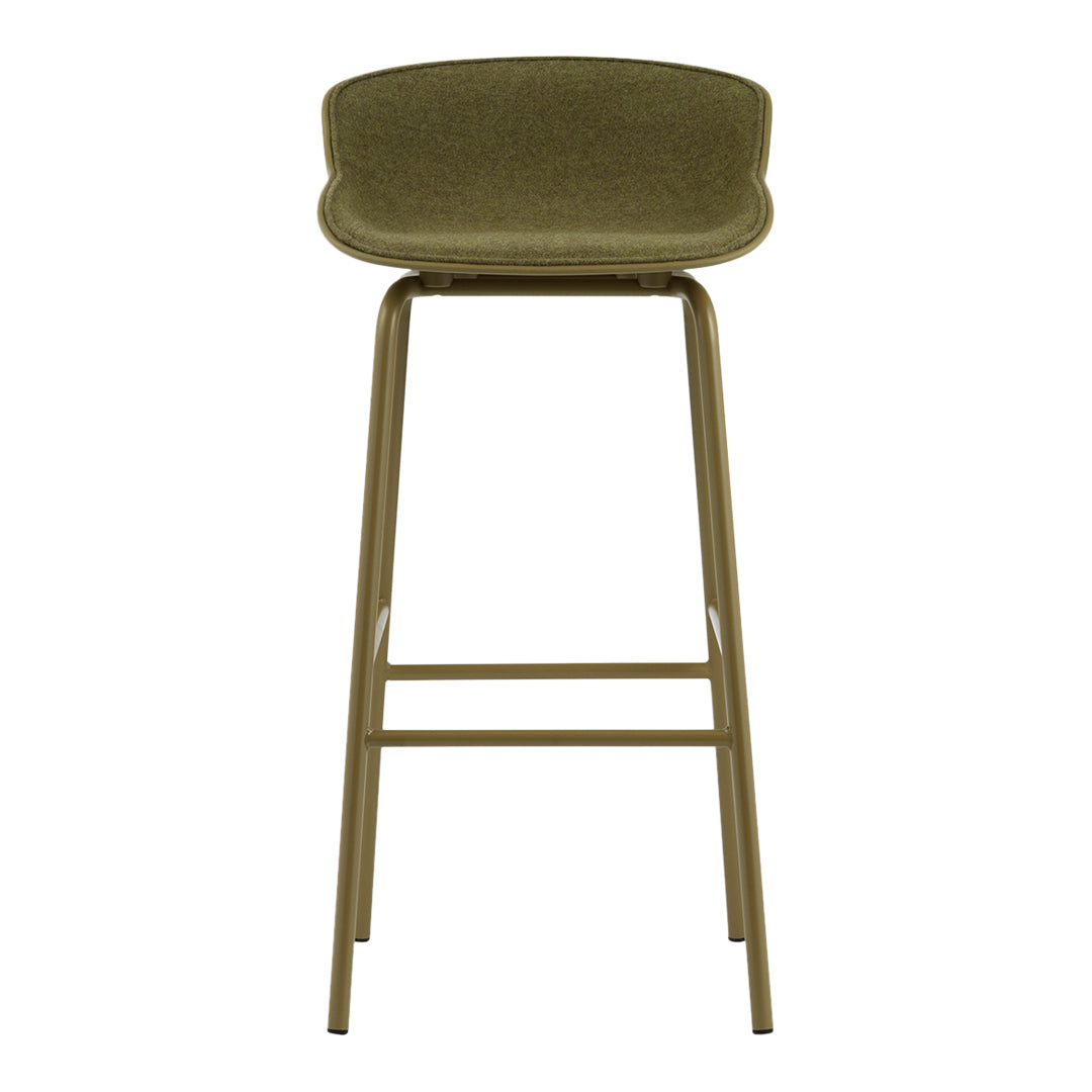 Premium Hyg Bar & Counter Stool with Front Upholstery - Modern Kitchen Island & Home Bar Seating for Dining & Entertaining