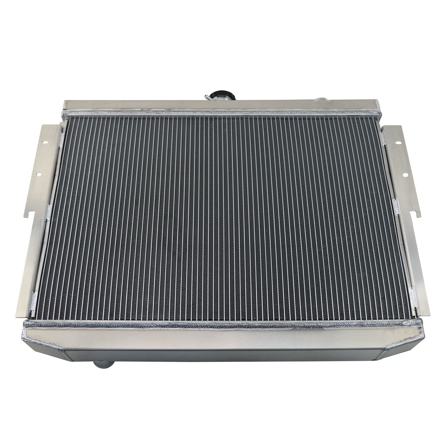 AlloyWorks 4-Row Aluminum Radiator for 1973-1974 Dodge Coronet Charger & Plymouth Satellite 7.2L 440 V8 - High Performance Cooling Upgrade for Classic Muscle Cars