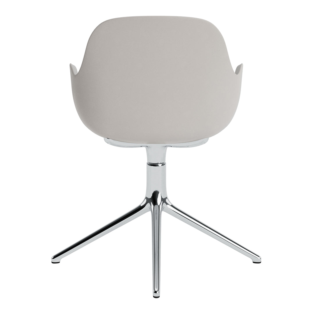 Modern Form Armchair with 4L Swivel Base - Ergonomic Office Chair for Home & Workspace - Perfect for Work, Study, and Relaxation