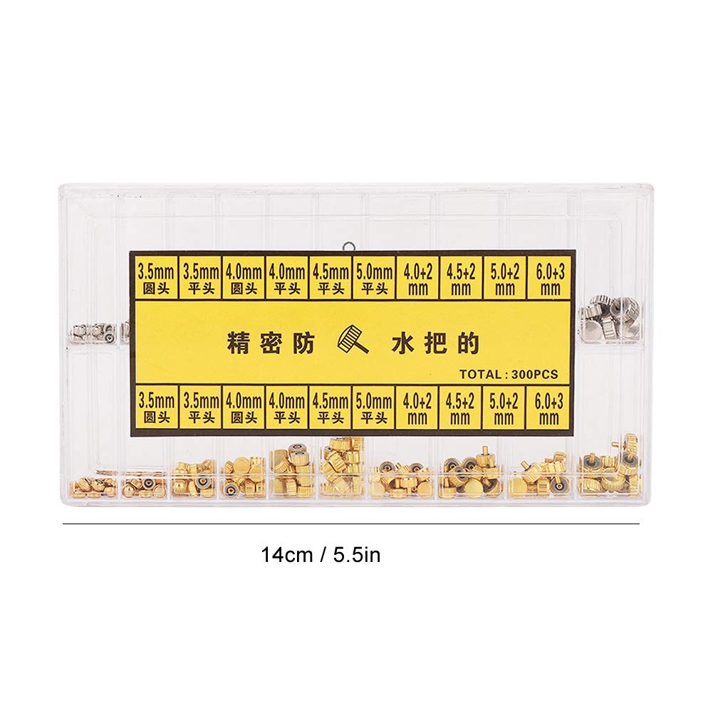 Watch Repair Kit with Crown Parts - Waterproof Tool for Watch Maintenance & DIY Fixes