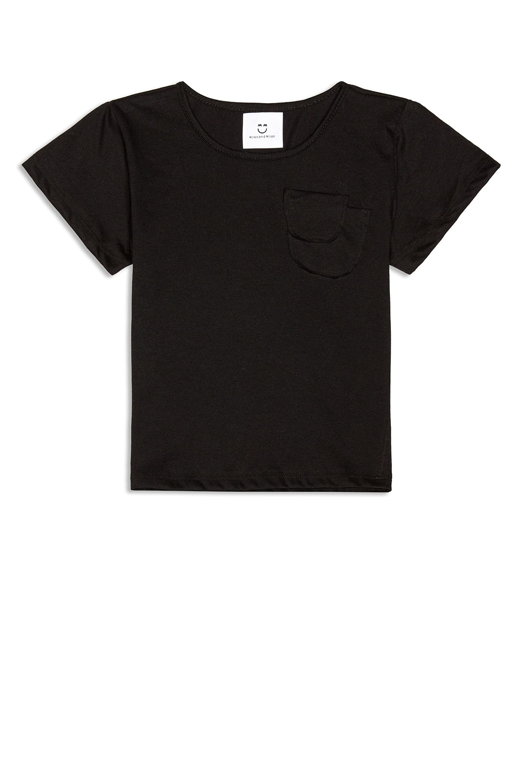 Miles and Milan Men's Everyday Double Pocket T-Shirt | Comfortable Casual Short Sleeve Tee for Daily Wear, Work & Weekend Outings