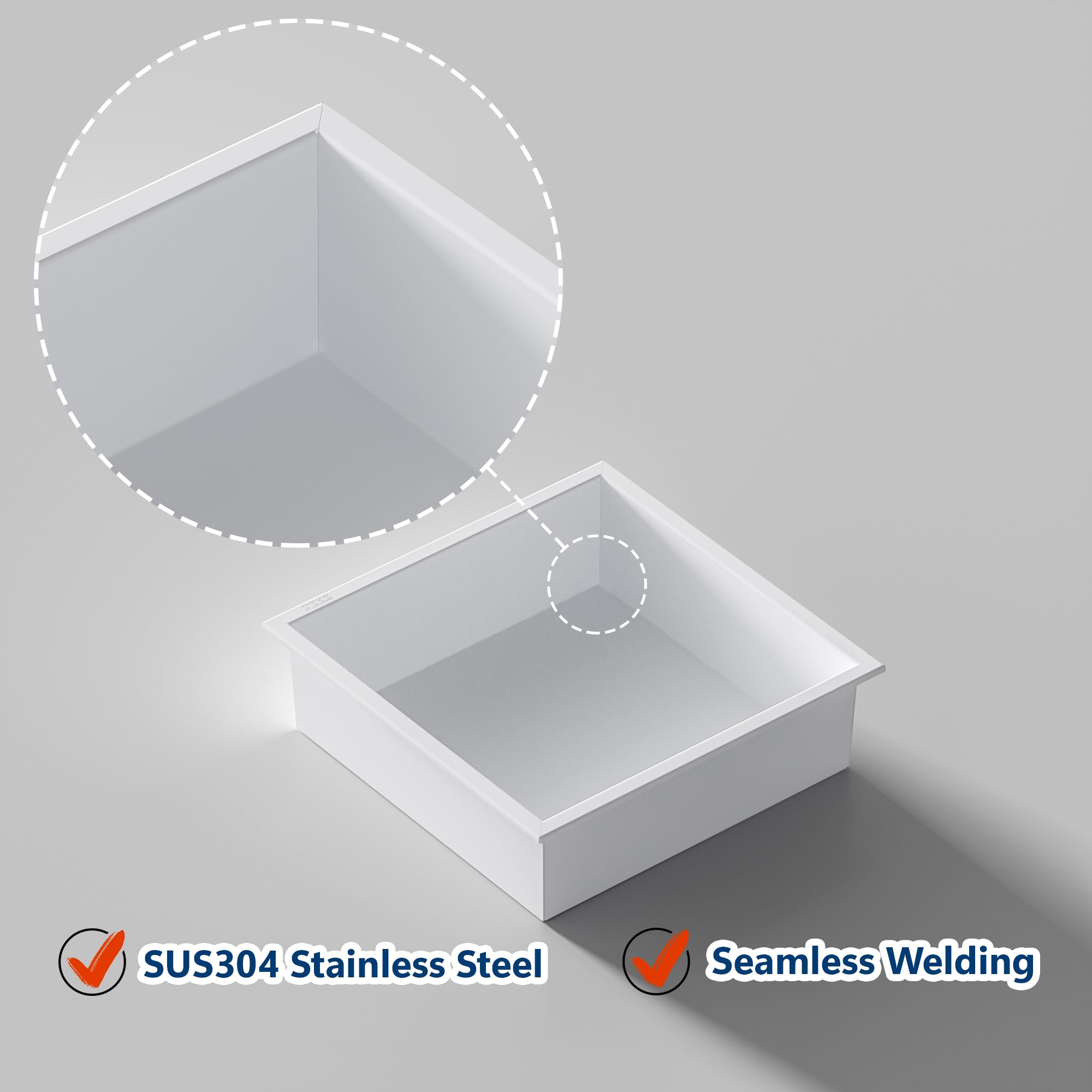 12x12 Inch Stainless Steel Bathroom Shower Wall Niche - Recessed No-Tile Installation Matte White Finish for Modern Bathroom & Spa Decor