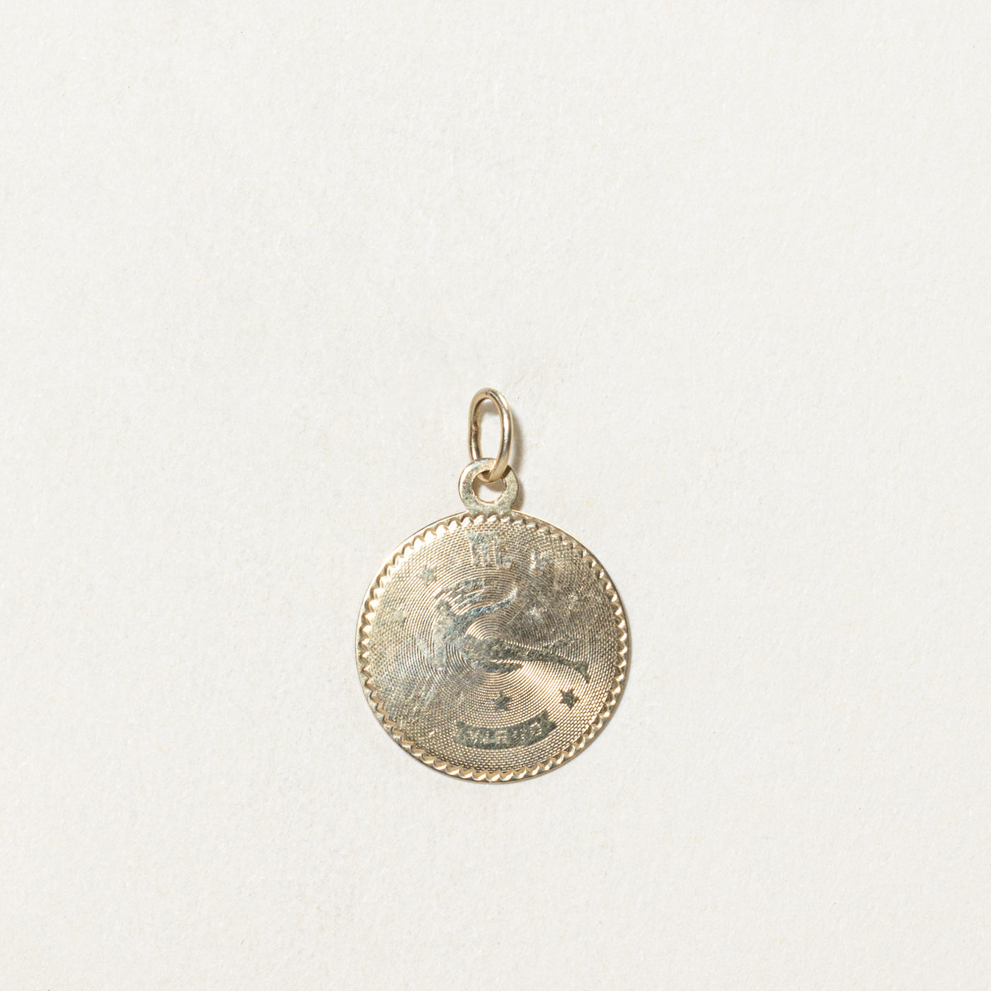 10K Yellow Gold Virgo Zodiac Necklace Pendant - Elegant Virgo Sign Jewelry for Women, Perfect Gift for Birthdays & Anniversaries | Ideal for Daily Wear & Special Occasions