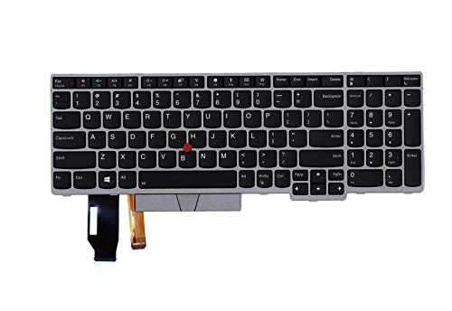 Original Lenovo ThinkPad E590 20NB 20NC Backlit Keyboard Replacement (01YN660) - US Layout Laptop Keyboard for Business & Office Work