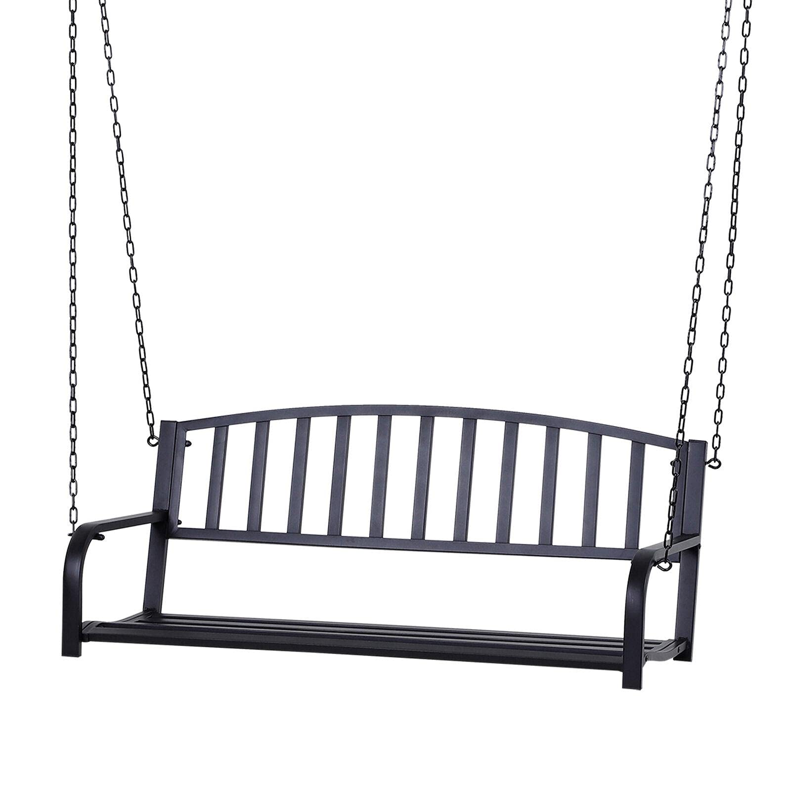 Europder Hanging Swing Chair for Porch, Garden, Deck & Yard - Outdoor Patio Furniture with Stand - Perfect for Relaxing, Lounging & Reading in Backyard, Balcony or Poolside