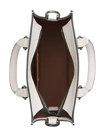 Coach Dylan Tote Bag With Varsity Motif - Stylish Leather Shoulder Bag for Women, Perfect for Work, Travel & Everyday Use