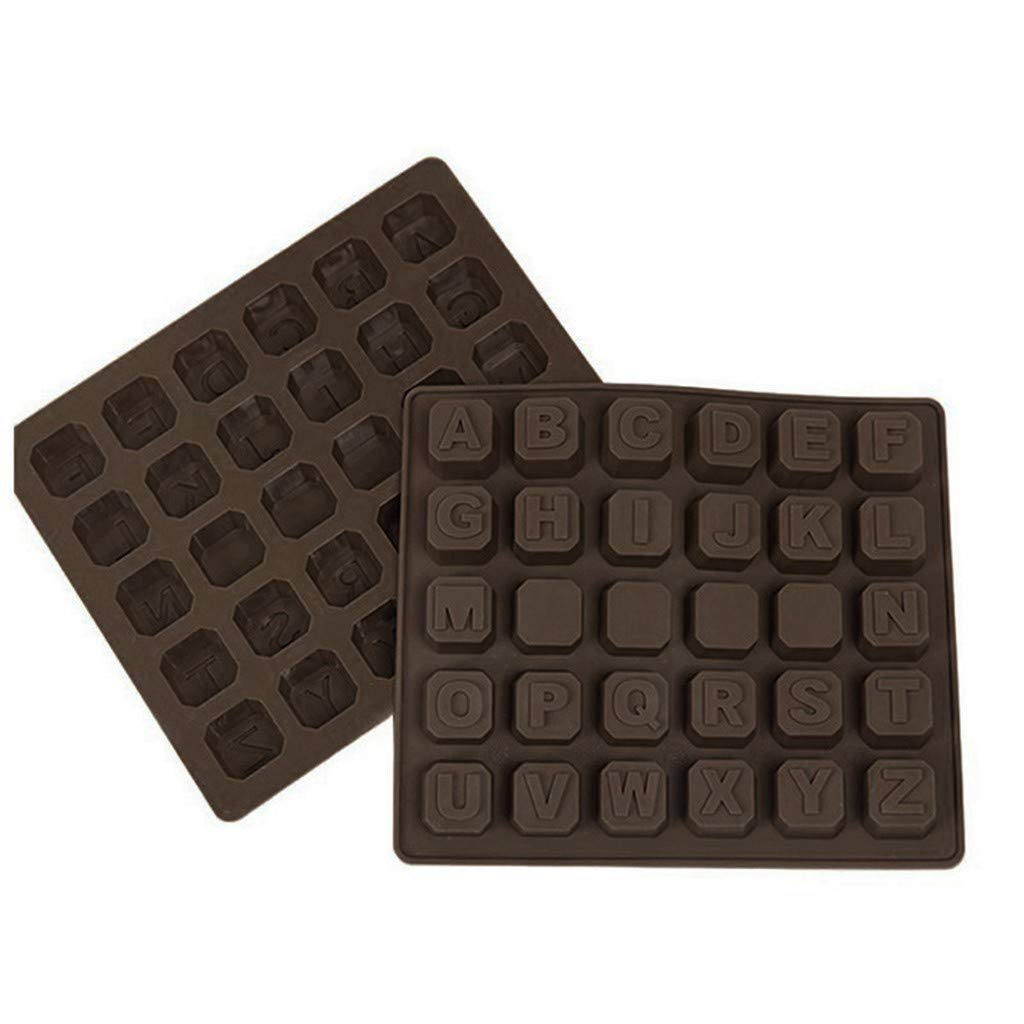 26-Piece Silicone Cake Writing Pen Mold Set for Baking, Chocolate Letter Molds, DIY Cake Decorating Tools - Perfect for Birthday Cakes, Cupcakes, and Dessert Making