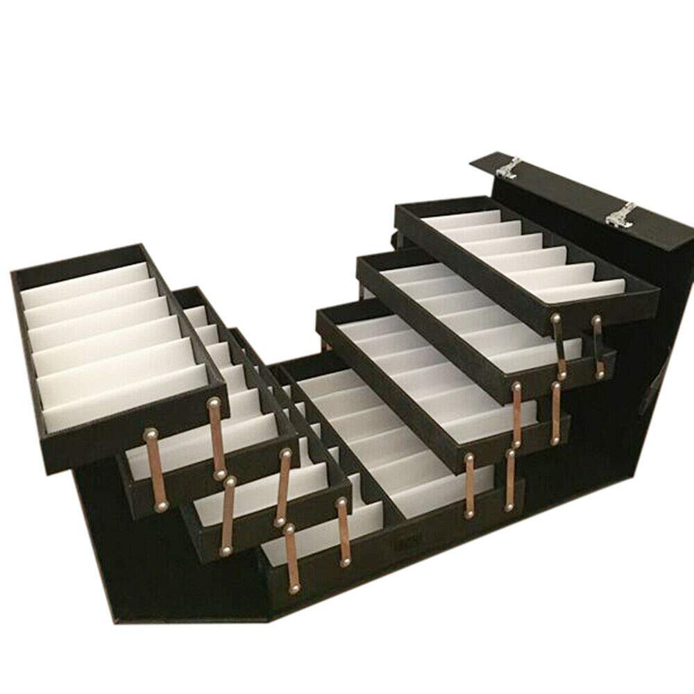 48 Pcs Foldable Sunglasses Case - Large Portable Eyeglass Display Organizer for Sunglasses Storage - Black | Perfect for Travel, Retail Display & Eyewear Protection