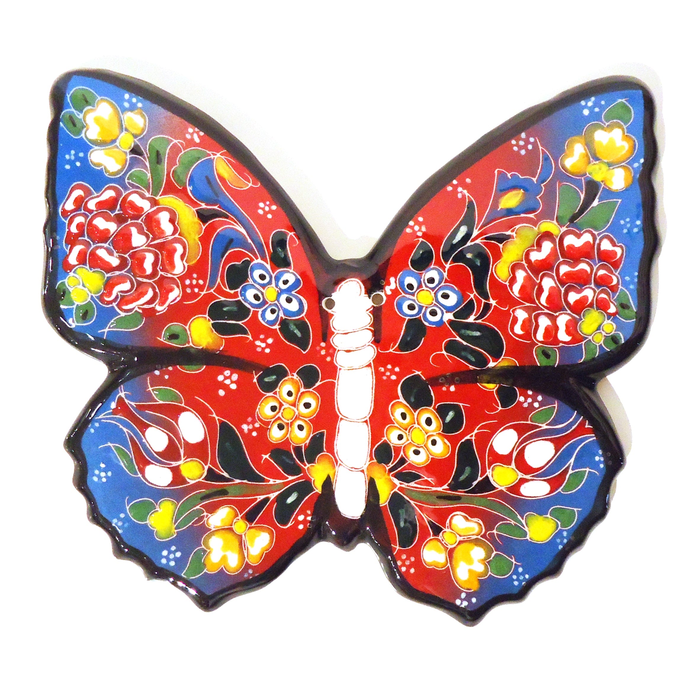 Butterfly Ceramic Trivet - Heat Resistant Coaster for Hot Pots & Pans - Perfect for Kitchen, Dining Table & Outdoor Picnics