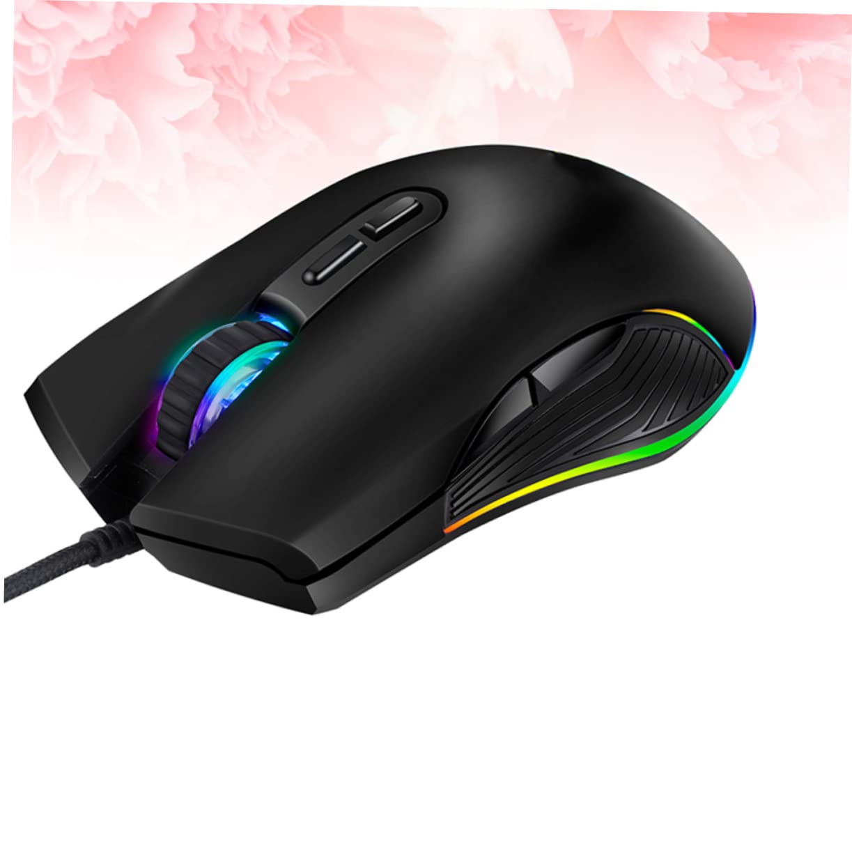 Gadpiparty RGB Backlit 7-Button Wired Gaming Mouse - 4 Adjustable DPI Settings, Ergonomic Design for PC & Laptop Gaming - Perfect for FPS, MOBA & MMO Games (Random Color)