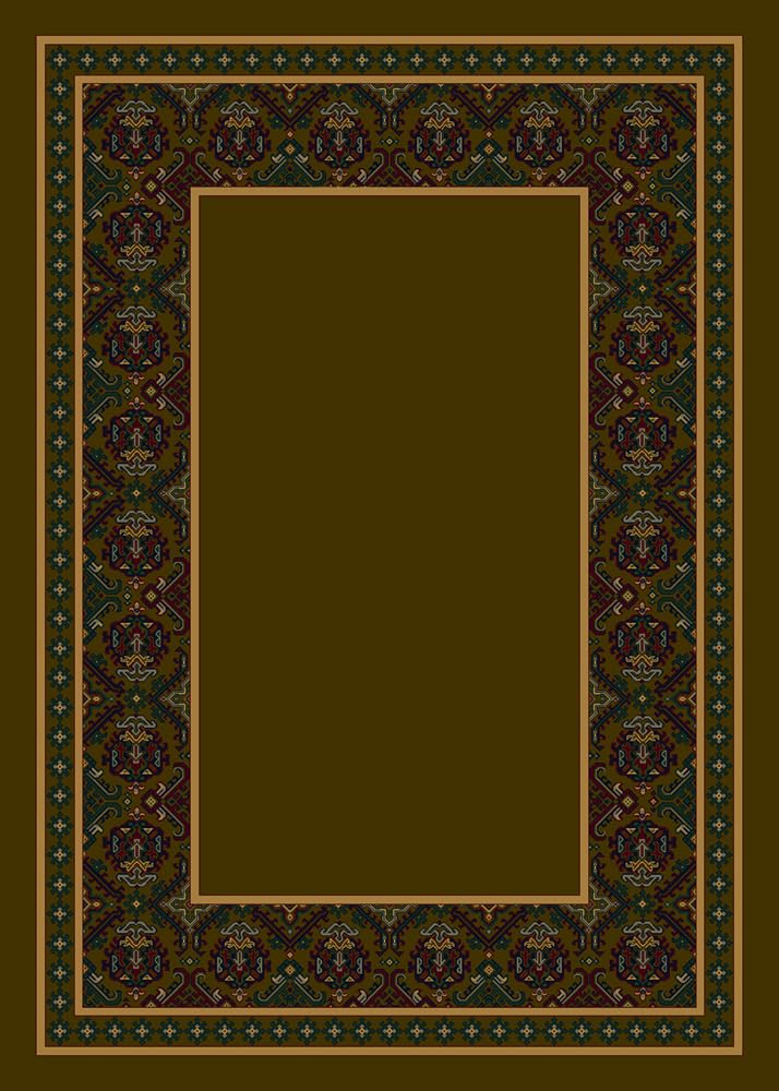 Turkoman Khaki Runner Rug 2'4