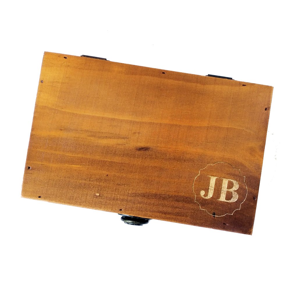 Personalized Wooden Jewelry Box w/Lock - Bridesmaid & Mother Gift for Special Occasions