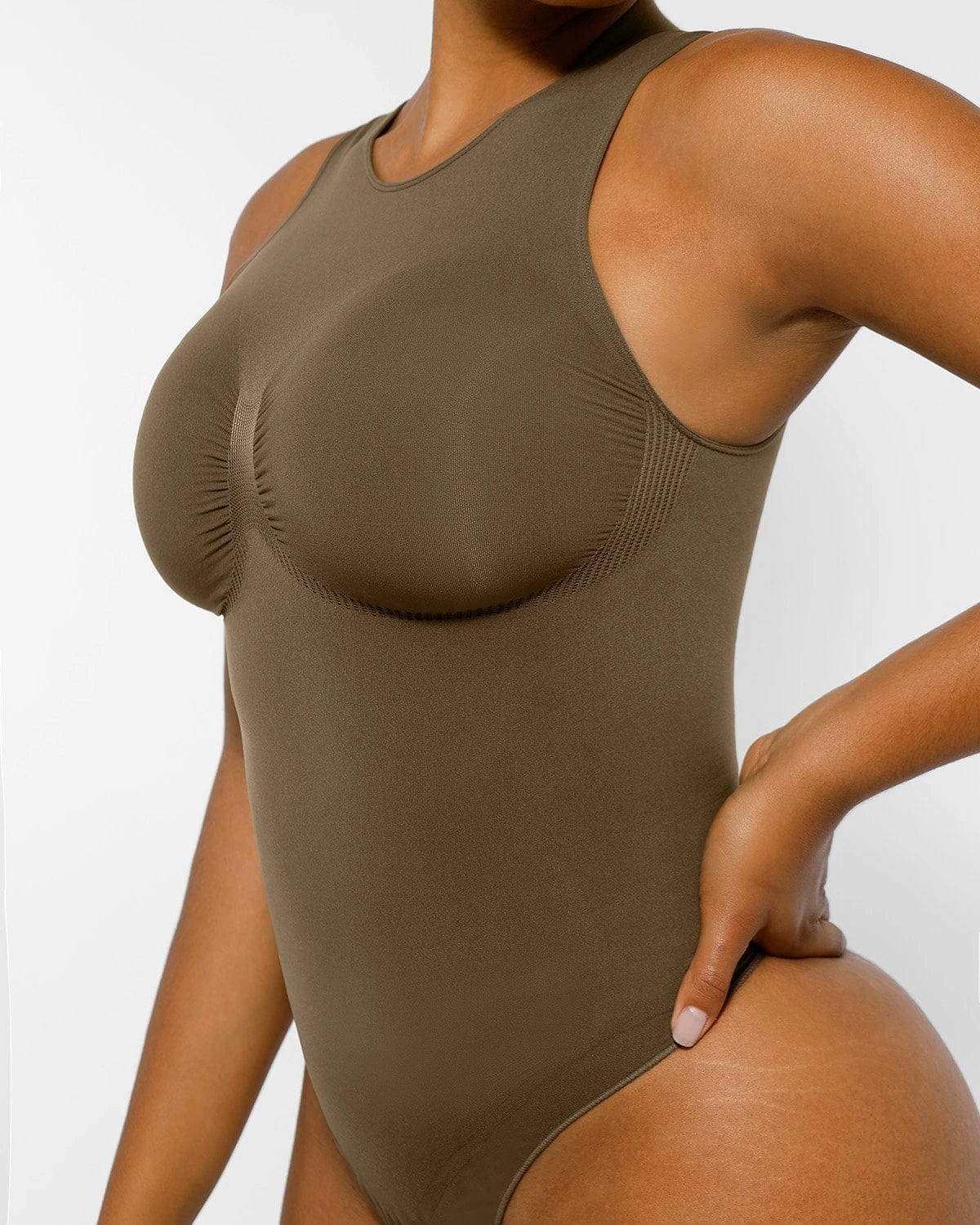 2.0 High Neck Thong Bodysuit for Women - Sexy Lingerie Bodysuit with Adjustable Straps - Perfect for Date Night, Boudoir Photography & Special Occasions