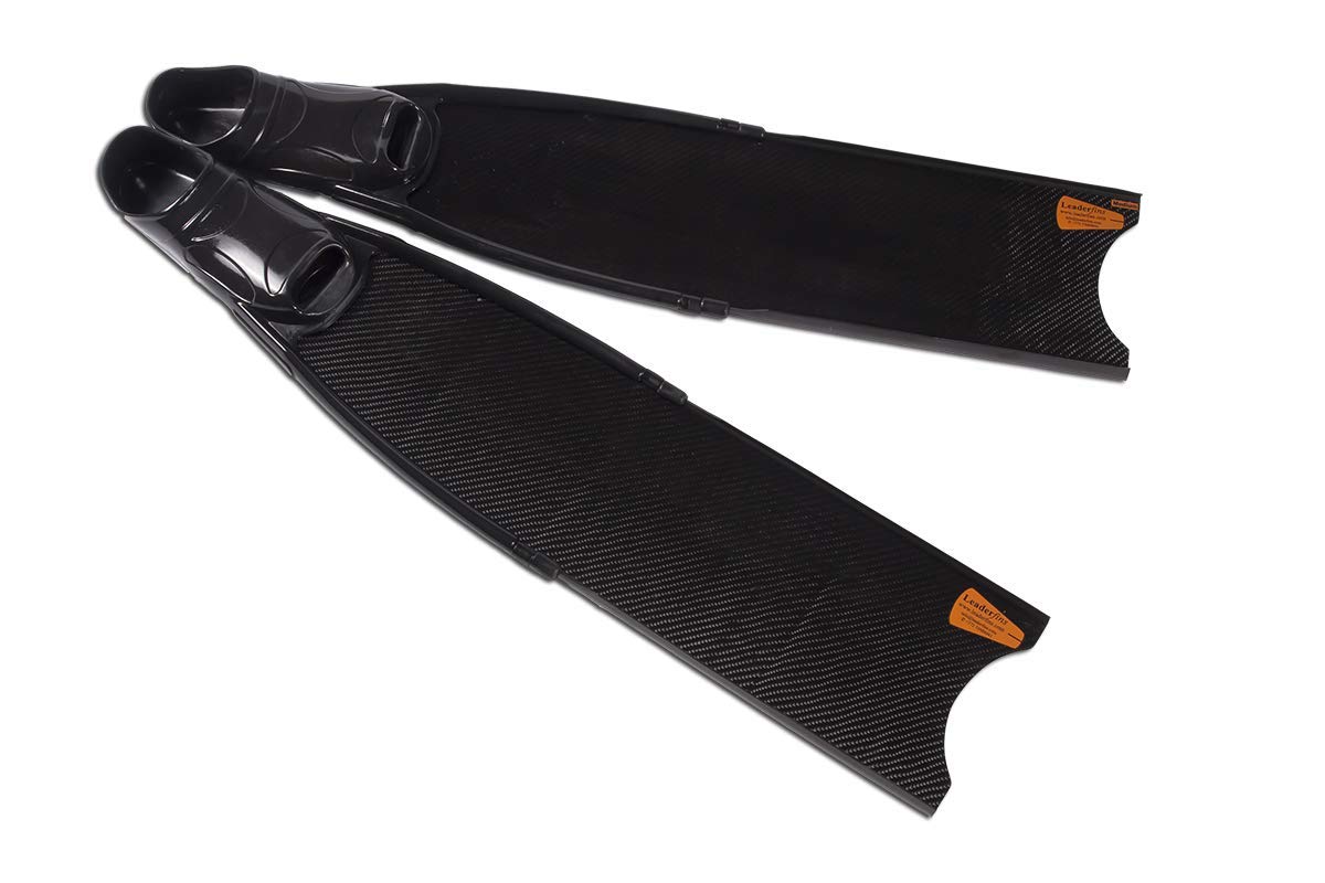 Premium Pure Carbon Fiber Freediving Fins for Spearfishing - Lightweight & High Performance Diving Gear for Ocean Adventures