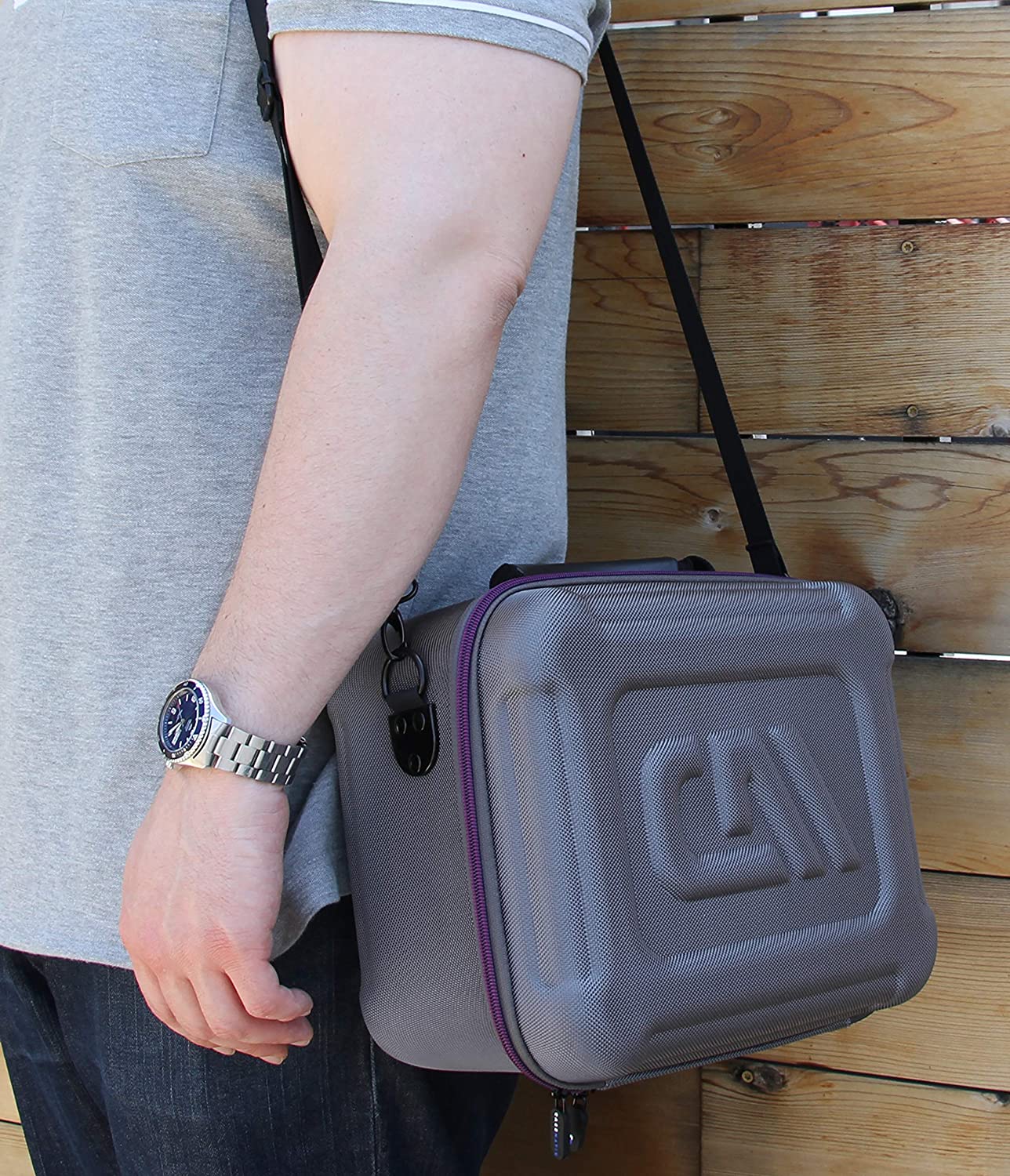 CASEMATIX Travel Case for Work Sharp Knife & Tool Sharpener Ken Onion Edition - Durable Protective Carrier with Adjustable Shoulder Strap | Perfect for Camping, Hunting & Outdoor Knife Sharpening