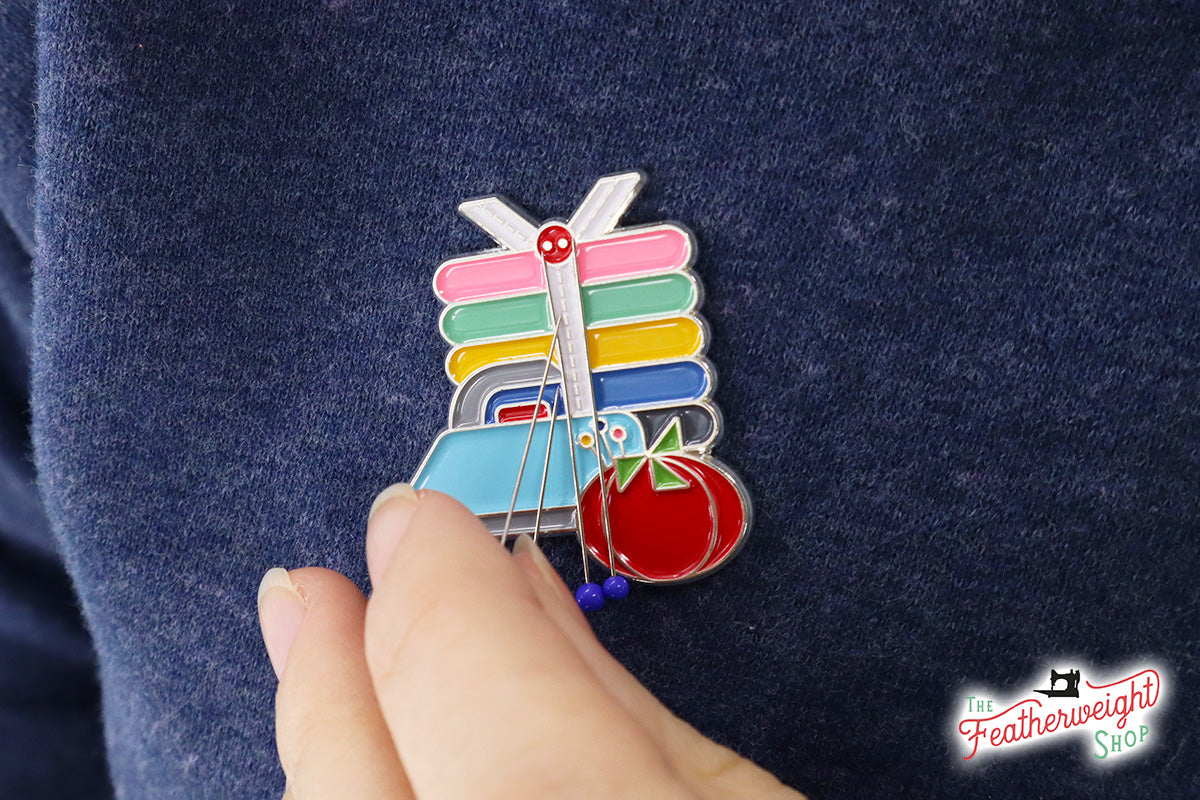 Lori Holt Sew Day Needle Minder - Magnetic Pin Cushion for Quilting, Embroidery & Sewing Projects - Perfect for Crafters and DIY Enthusiasts