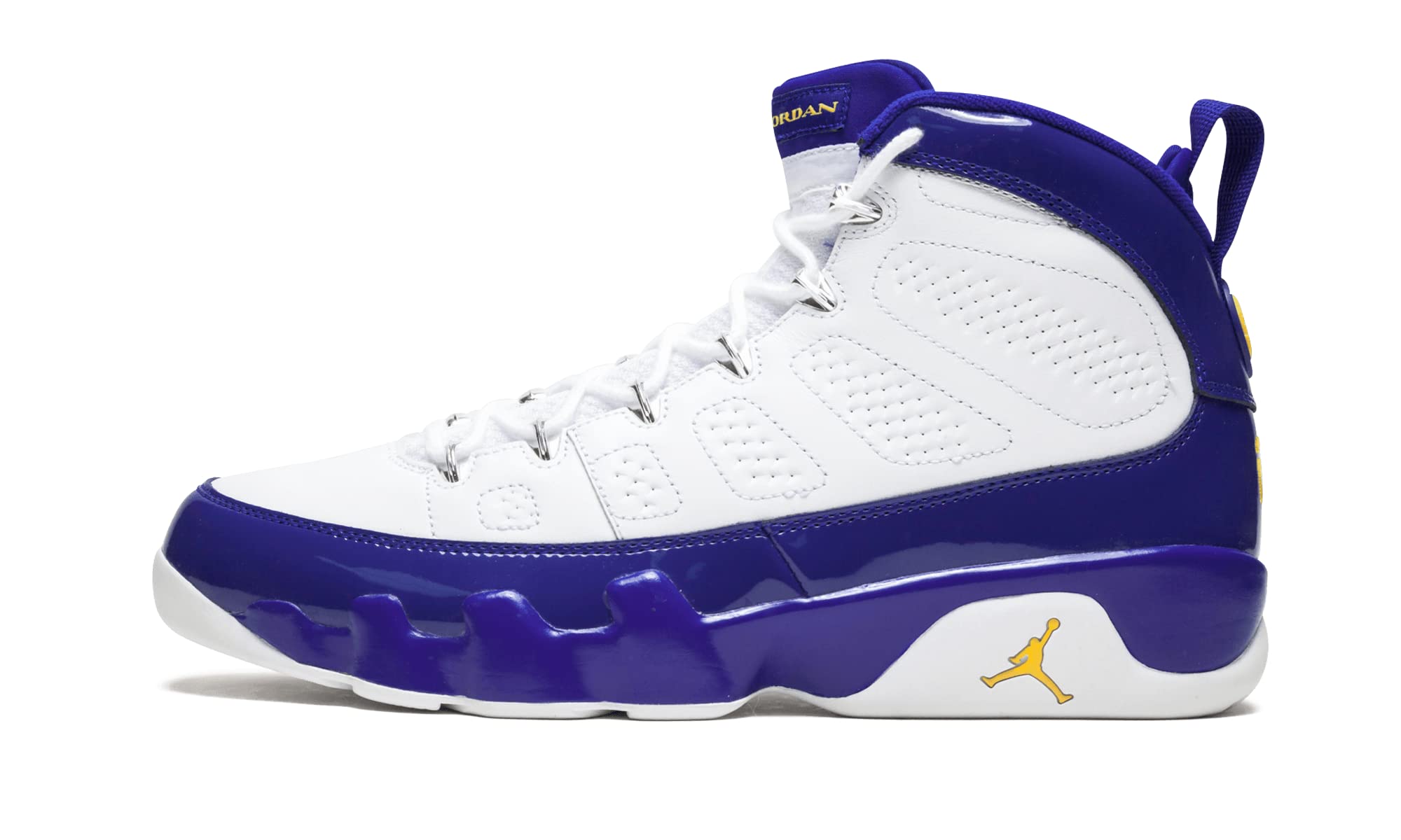 Jordan Men's Air Jordan 9 Retro Basketball Shoes 302370-121 White/Black - Size 8.5 for Court Performance & Street Style