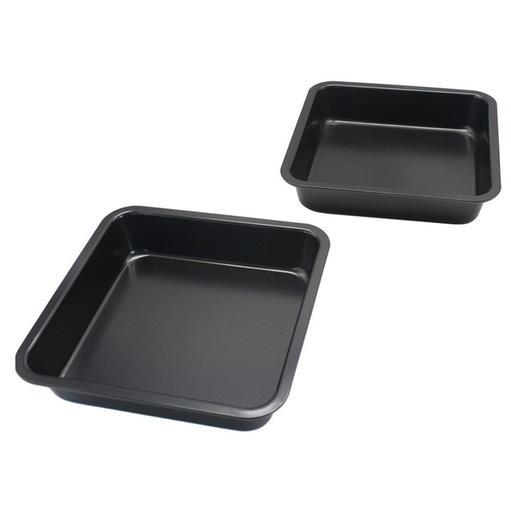 8 Inch Mini Square Cake Pan - Non-Stick Baking Pan for Perfect Cakes, Brownies & Bars - Ideal for Birthday Parties, Tea Time & Home Baking (BPA Free)