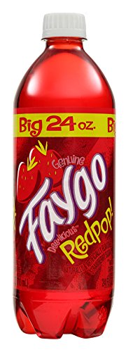 Faygo Red Pop Soda - 24 oz Bottles (24 Pack) - Refreshing Cherry Flavored Drink for Parties, BBQs & Gatherings