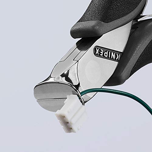 KNIPEX ESD Safe Electronics End Cutting Nippers - 64 02 115 ESD (6402115ESD) | Precision Wire Cutter for Circuit Boards, Electronics Repair & DIY Projects