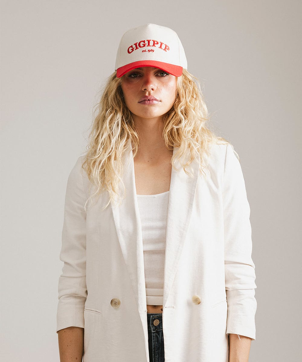 Gigi Pip Women's Vintage Trucker Hat - Adjustable Snapback Cap for Outdoor, Travel & Casual Wear