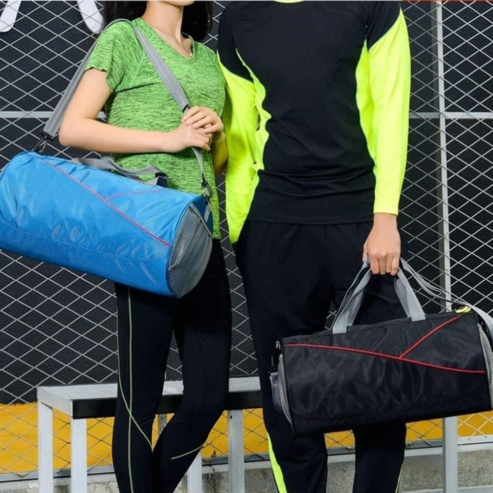 QINERSAW Gym Bag for Women & Men - Sports Fitness Bag with Wet Pocket & Shoe Compartment - Perfect for Workout, Gym, Travel & Outdoor Activities