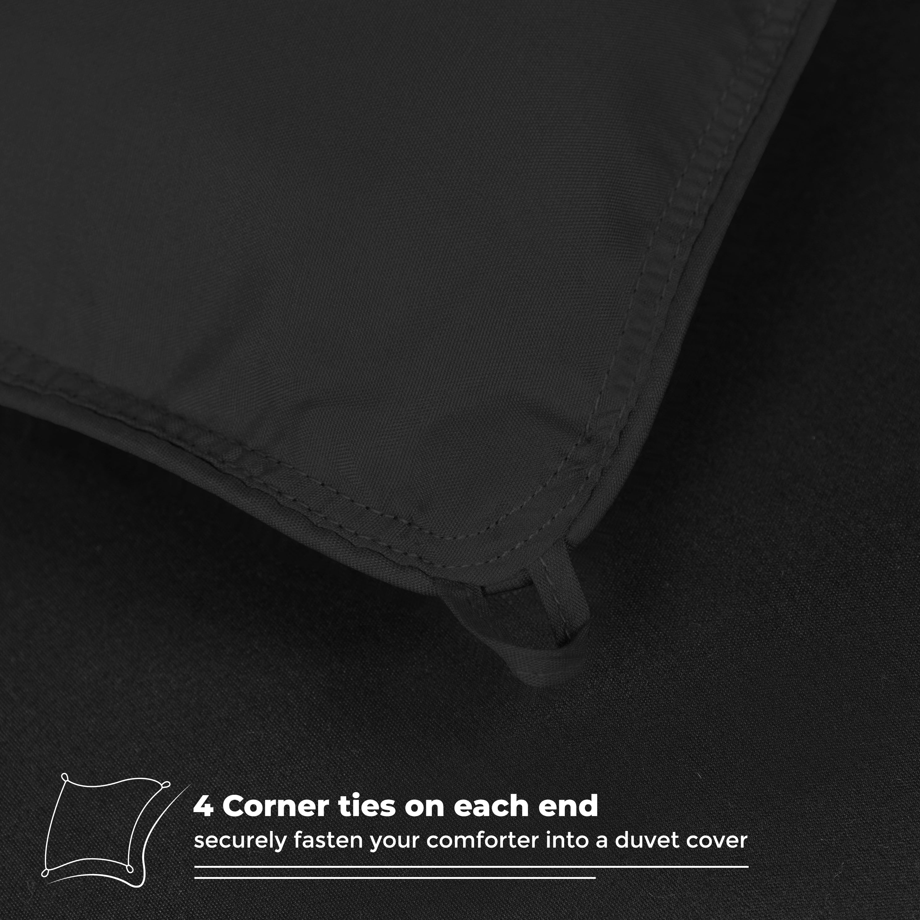 Luxury Brushed Microfiber Reversible Comforter Set - Ultra Soft Bedding for All Seasons - Perfect for Master Bedroom, Guest Room & Dormitory