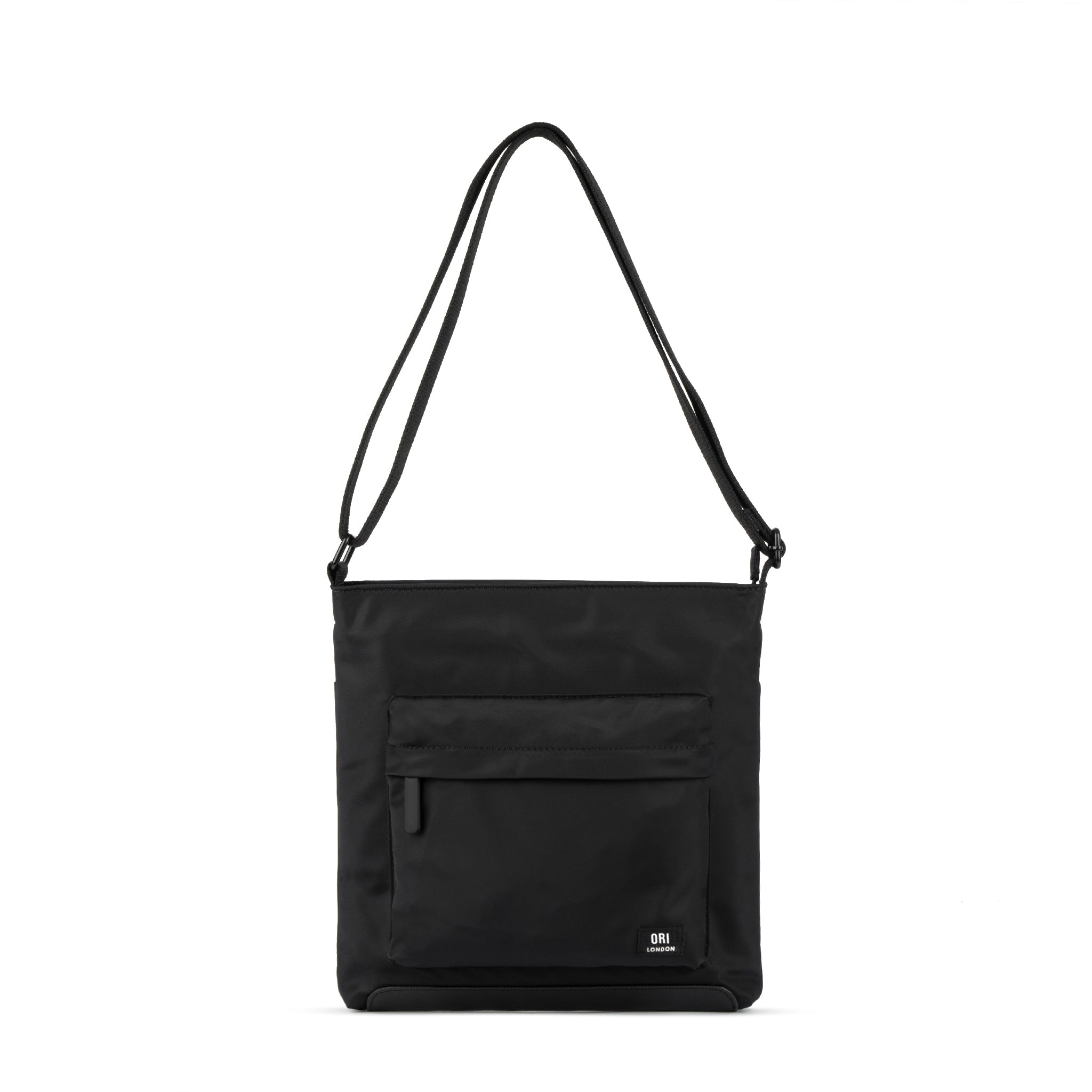 Kennington B All Black Recycled Nylon Backpack - Eco-Friendly Waterproof Laptop Bag for Men & Women - Perfect for Travel, Work, and Outdoor Adventures