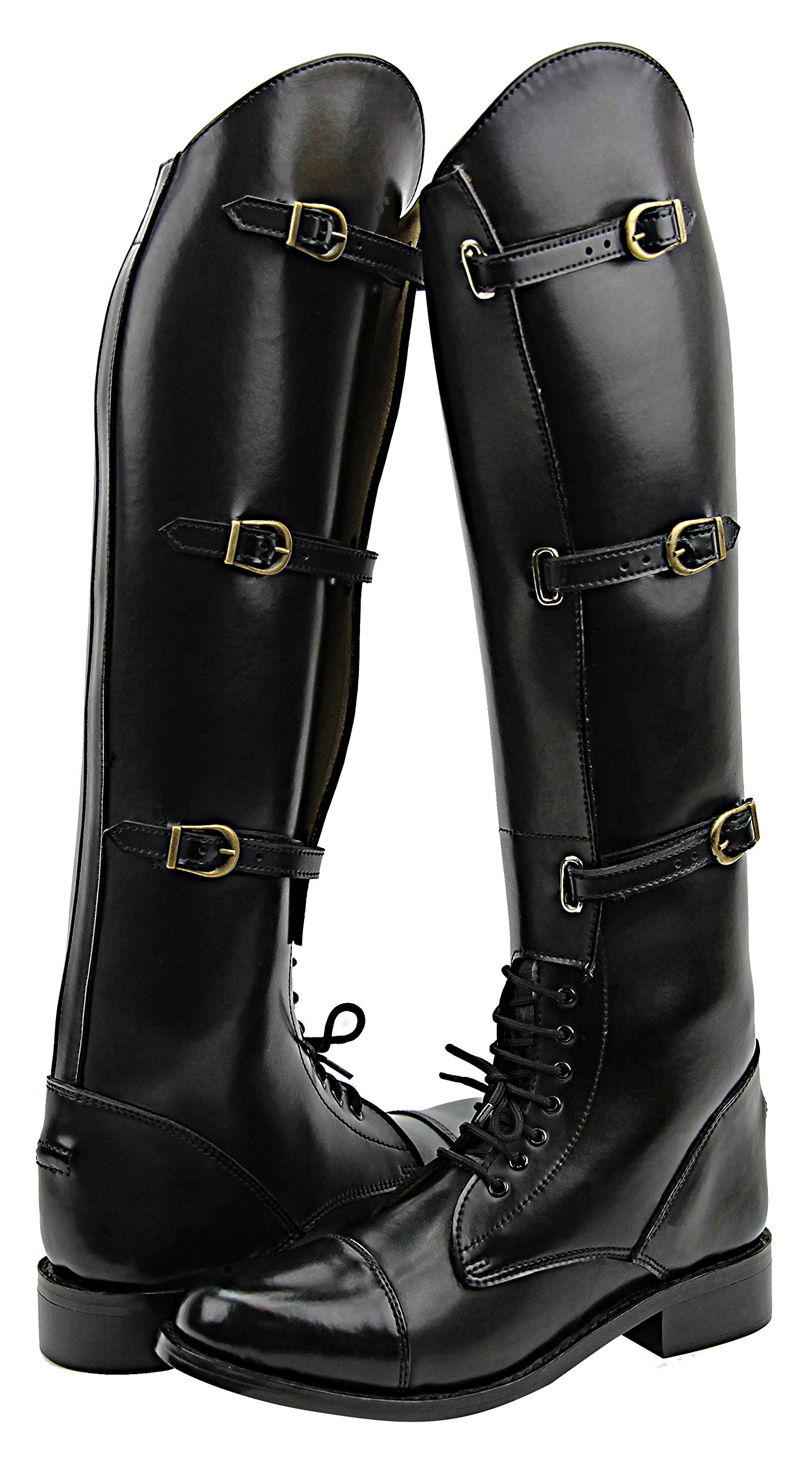 Women's Stylish Equestrian Riding Boots - Black Crown Field Horse Riding Boots for Ladies | Perfect for Horseback Riding, Outdoor Activities & Fashion Outfits