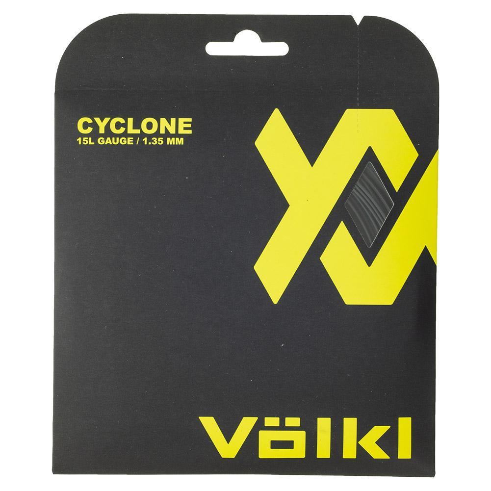 Cyclone 15L Tennis String Black - Premium Polyester Tennis Racket String for Enhanced Spin & Durability | Perfect for Competitive Play & Tournament Matches