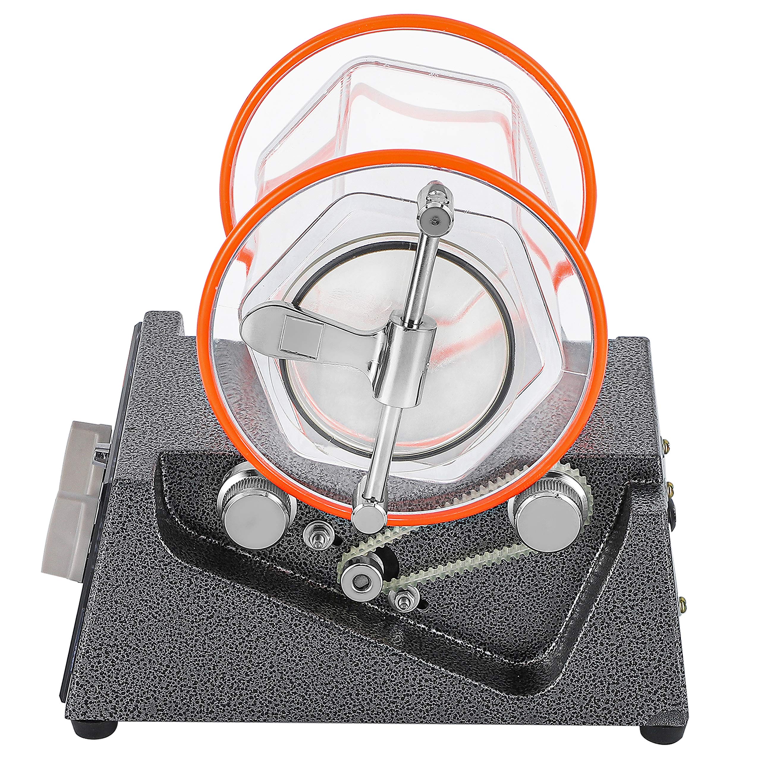 Huanyu Rotary Barrel Polishing Machine - 6.6lbs Jewelry & Metal Polisher for Natural Stone, Accessories, Parts - Perfect for Chamfering, Rust Removal & Surface Finishing | Ideal for Jewelry Makers, Metalworkers & DIY Craft Projects