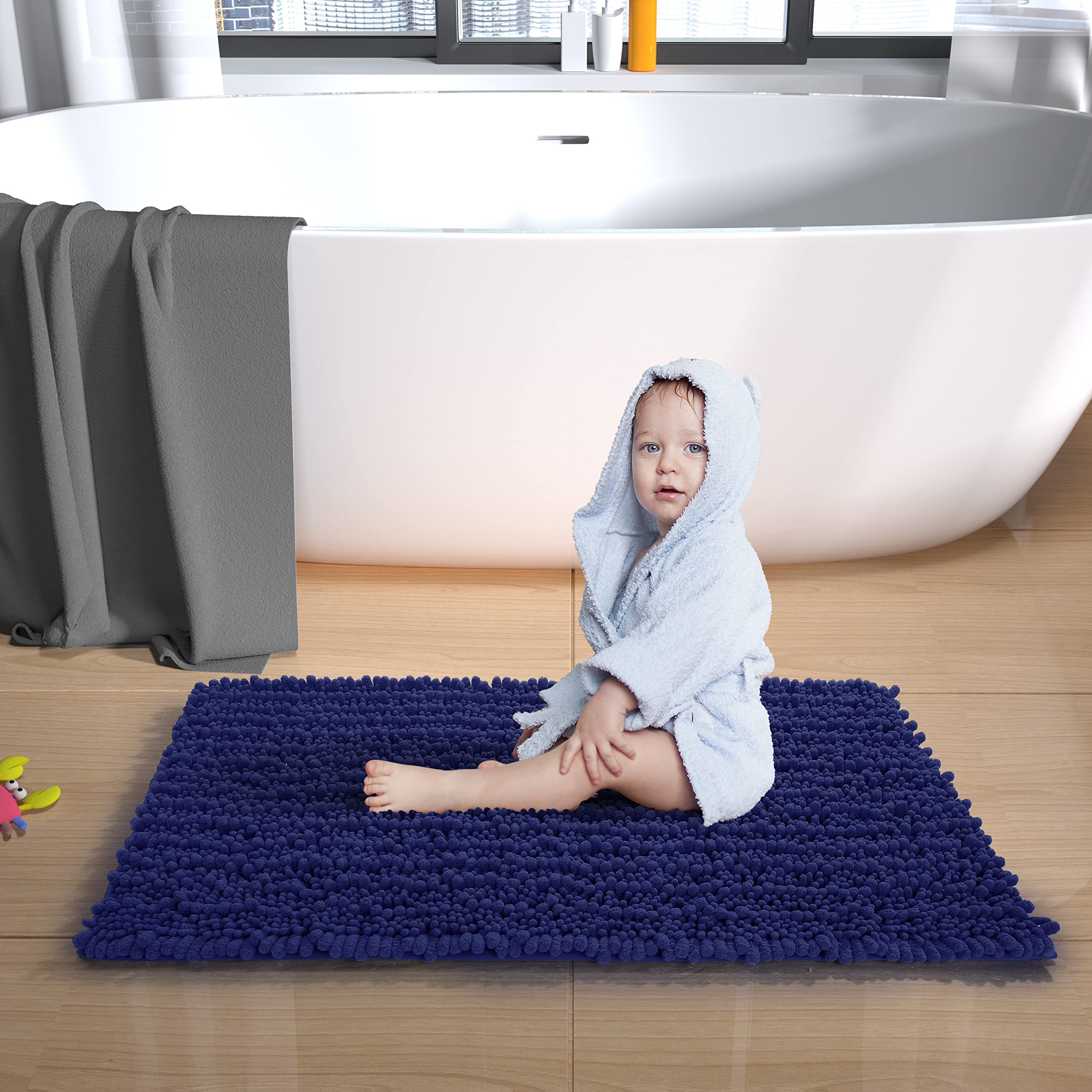 Yimobra Soft Shaggy Bath Mat 36