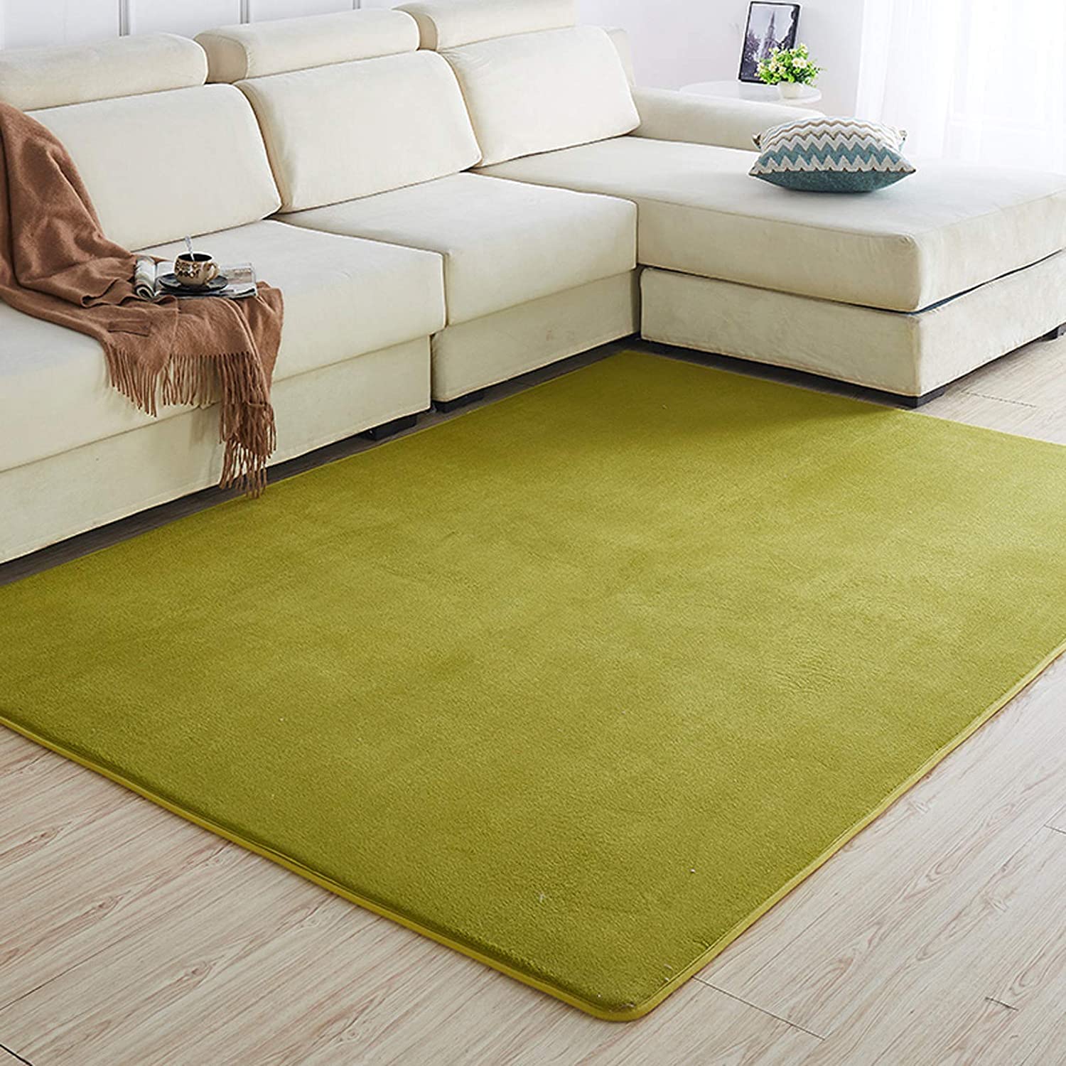 Premium Non-Slip Drum & Piano Rug - 1.6x1.2m Green Soundproof Mat for Electronic Drums, Shock Absorption Floor Mat - Perfect for Home Studios, Music Practice Rooms & Stage Performances