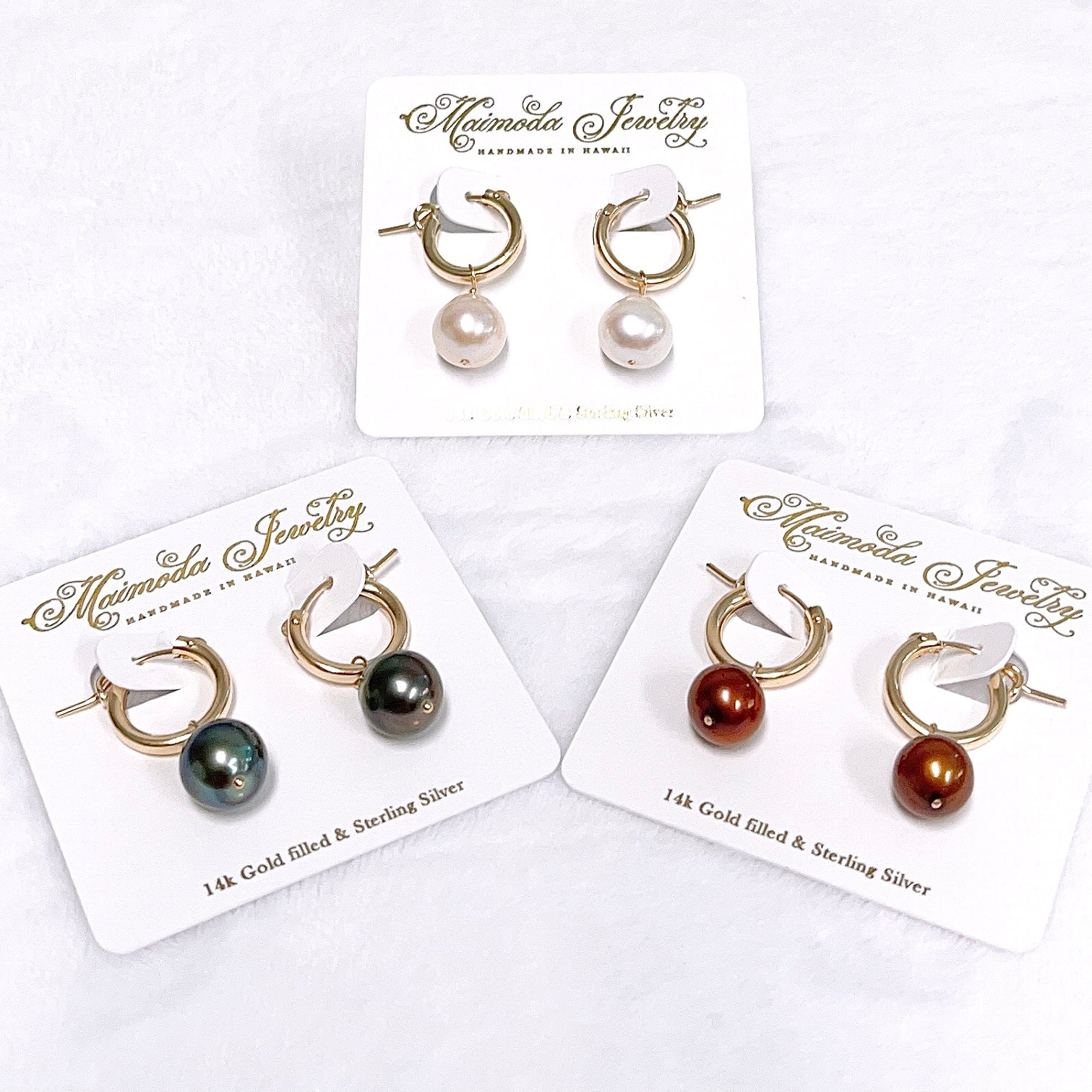 NOELA White Pearl Earrings (E620) - Elegant Pearl Studs for Women, Perfect for Weddings, Parties & Everyday Wear