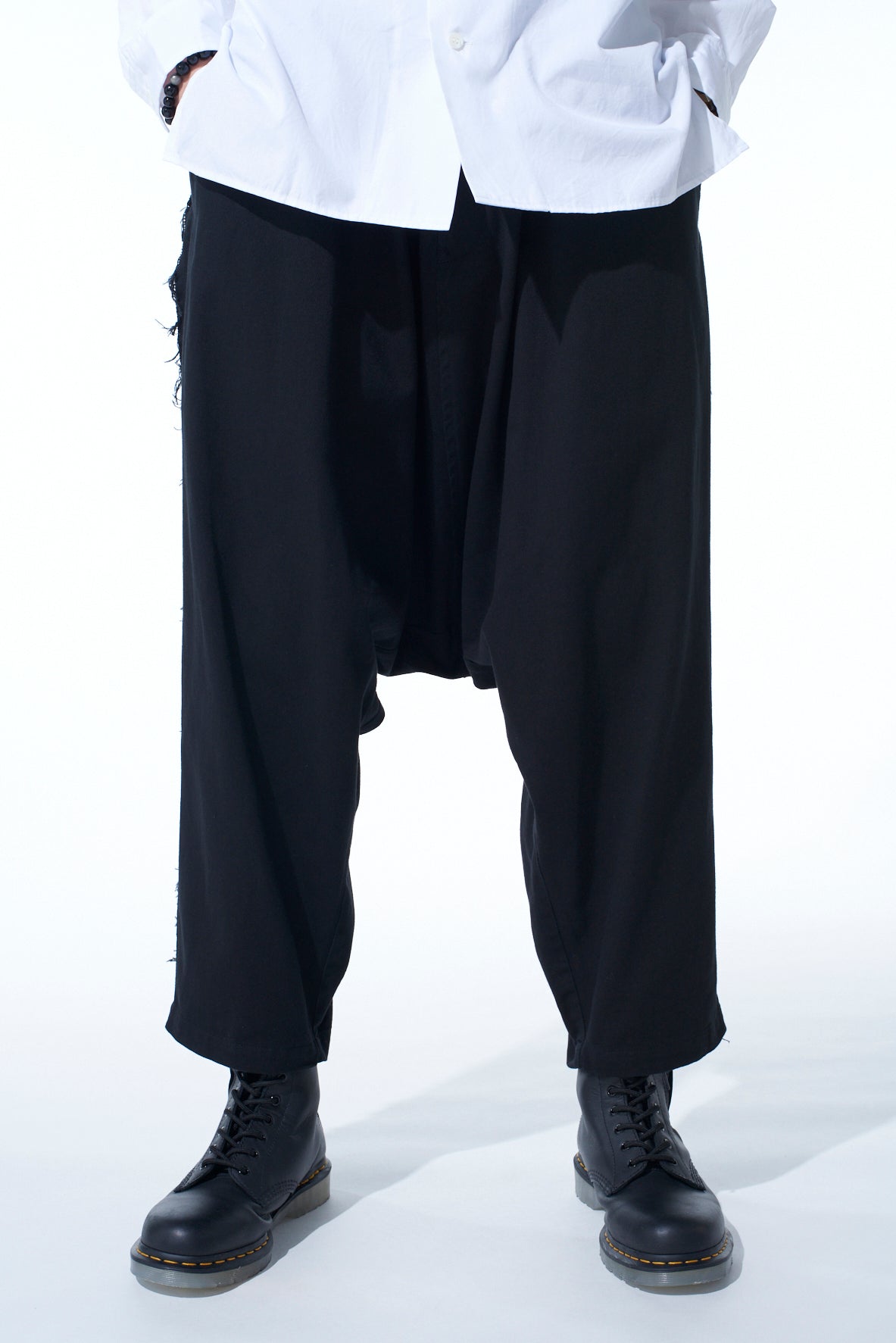 Stylish Cotton Drill Cut-Out Sarouel Pants for Men & Women | Comfortable & Trendy Loungewear for Casual Outings & Streetwear Fashion