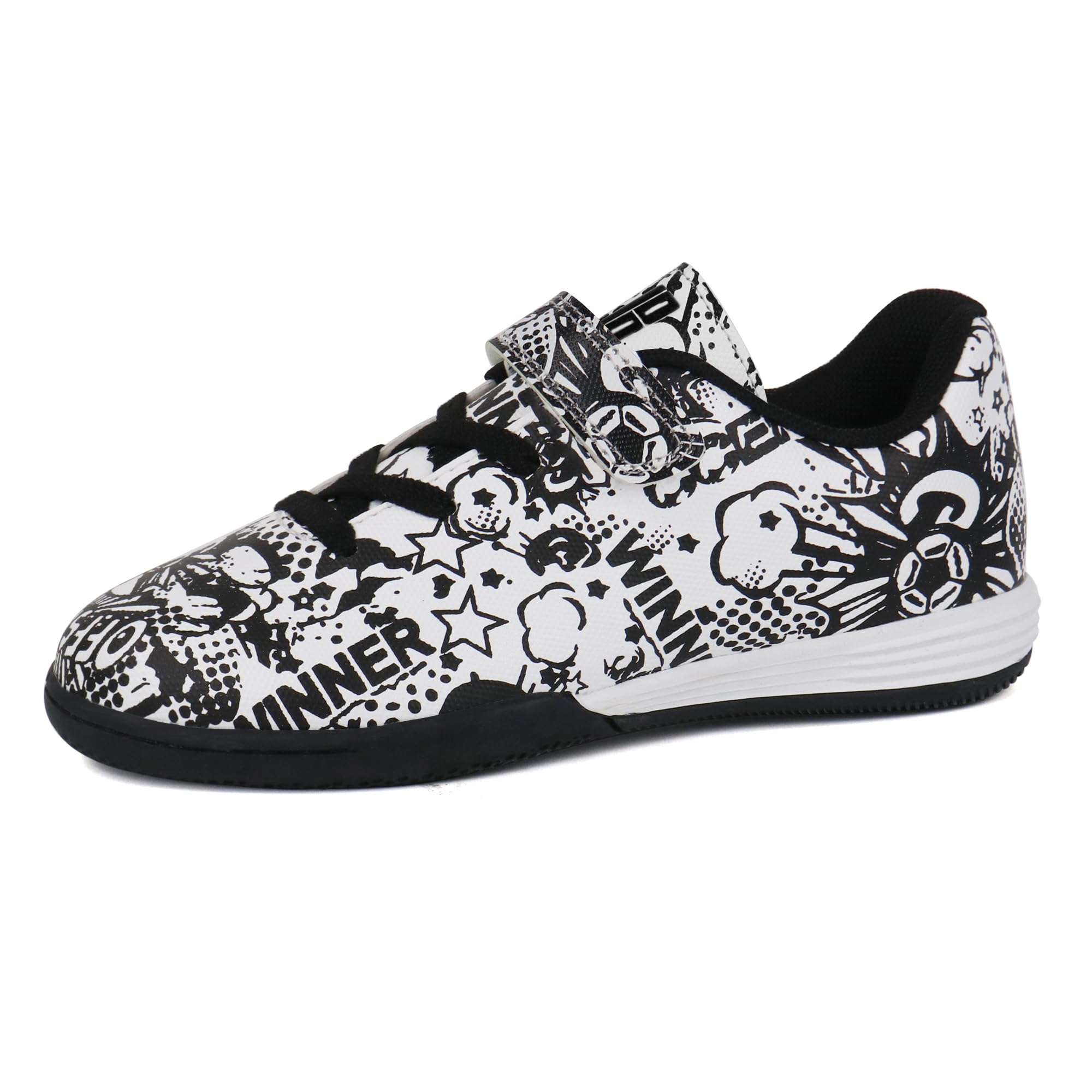 Brooman Kids Indoor Soccer Shoes for Boys & Girls - Lightweight Futsal Shoes for Training & Games - Perfect for Gym Floors & Indoor Courts
