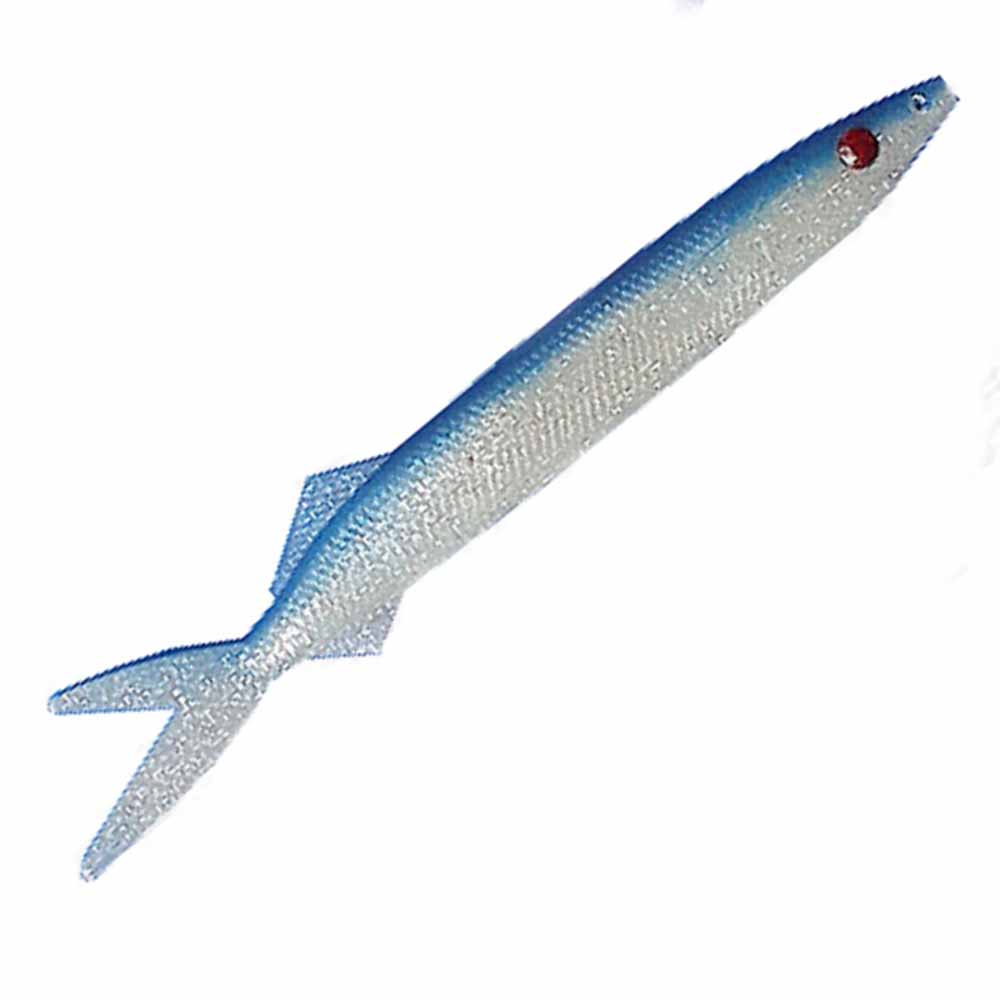 Head Start Lures 10.5 Inch Silver Glitter Chewy Hoo Fishing Lures 2 Pack - Perfect for Bass, Walleye, and Saltwater Fishing