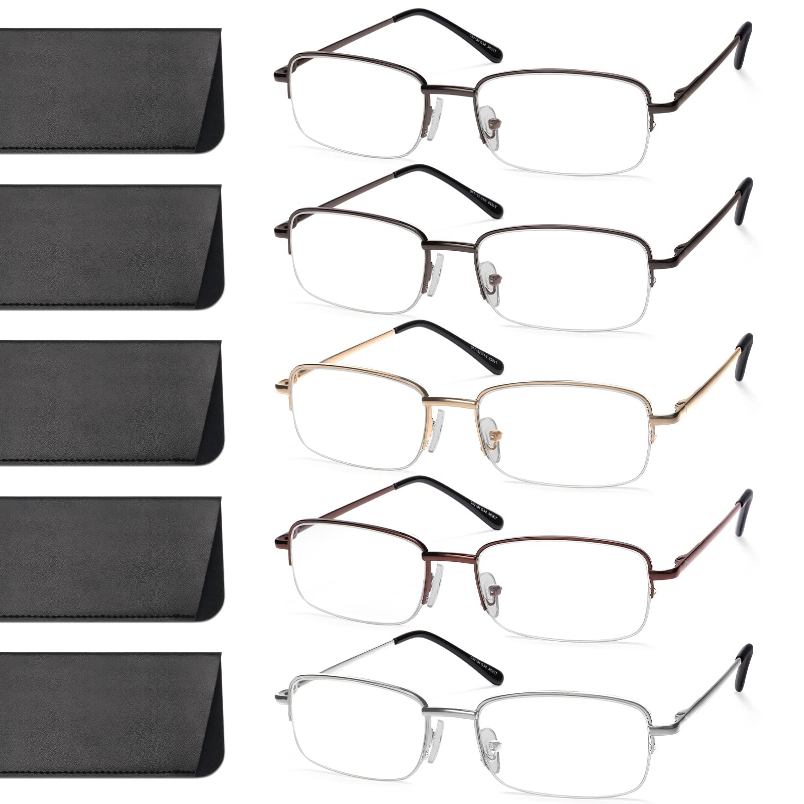NOVIVON Blue Light Blocking Reading Glasses for Men & Women - Anti-Glare Computer Eyeglasses with UV Protection - Perfect for Office Work, Screen Time & Reading Books