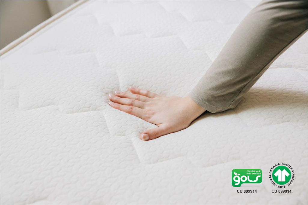 Organic ZipPure Luxe Mattress - Premium Comfort for Restful Sleep, Eco-Friendly & Hypoallergenic - Perfect for Bedrooms, Guest Rooms & Eco-Conscious Homes