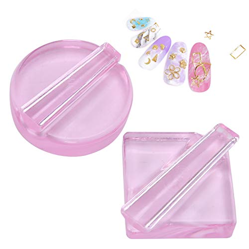 Professional Embossed Nail Art Mold - Metal Frame Bending Curve Tool for DIY Manicure & Nail Art Designs | Perfect for Salon, Home Use & Nail Decoration Projects