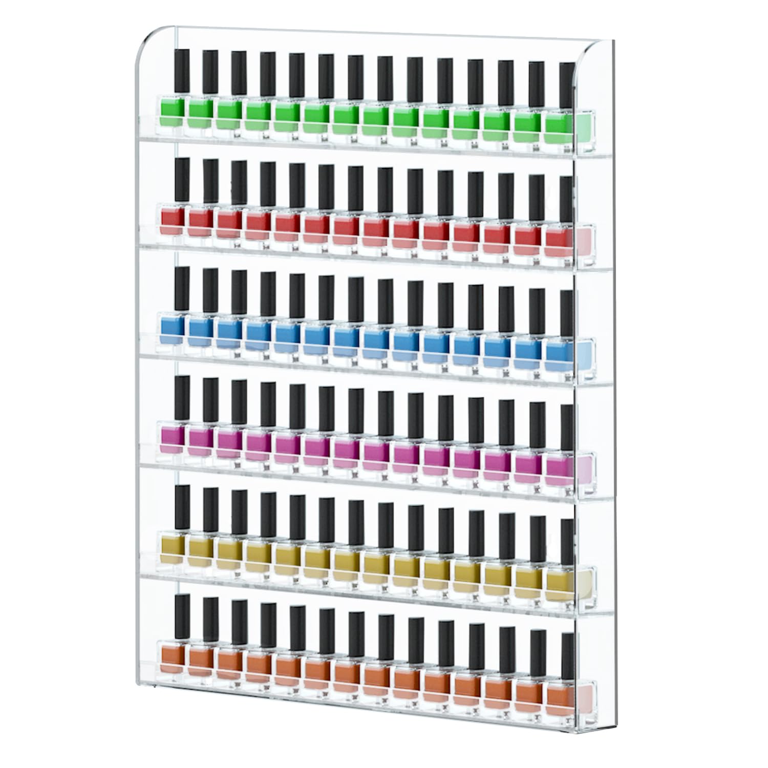 FEMELI 20x24 Inch Nail Polish Wall Rack - Salon & Home Storage