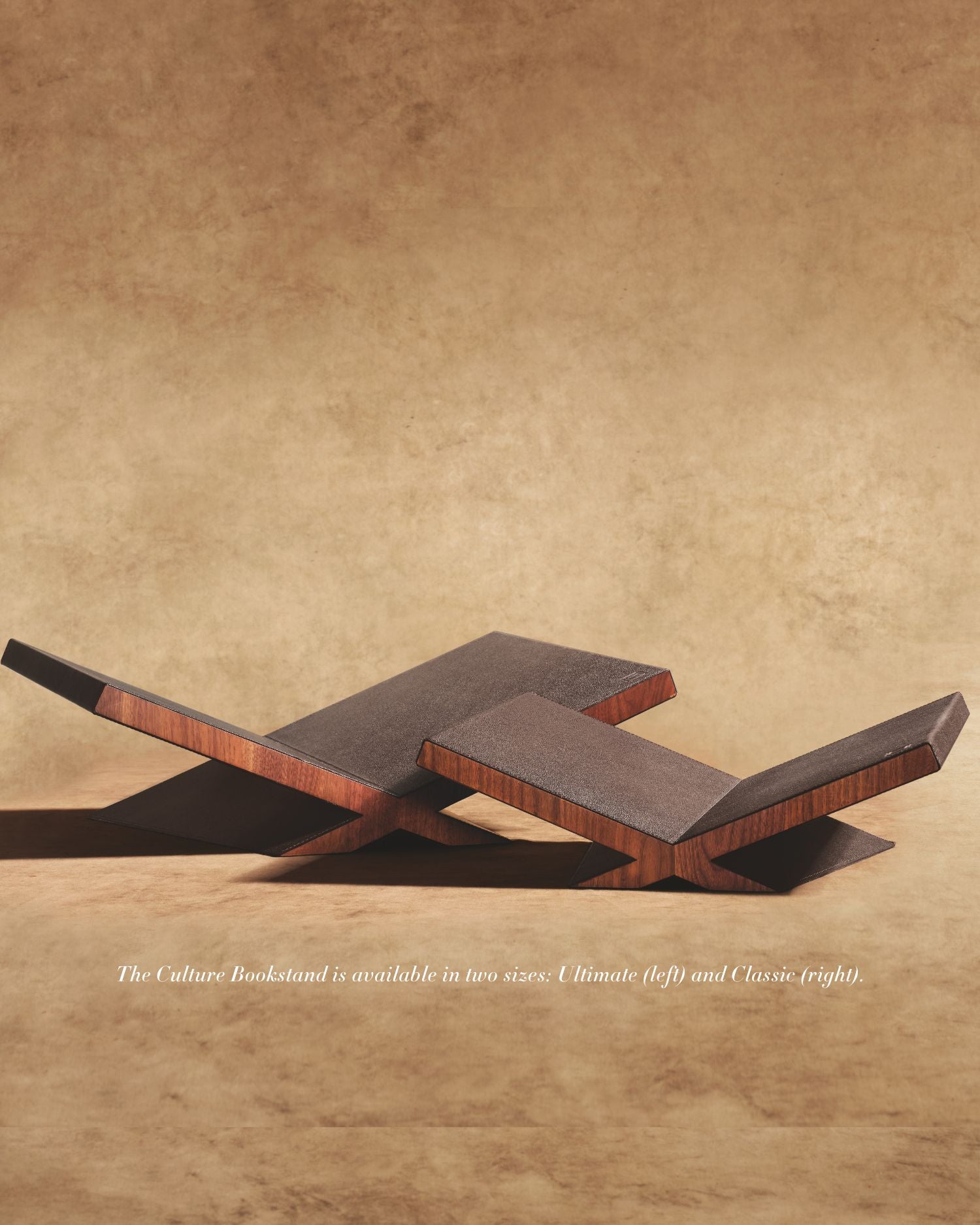 Culture Ultimate Bookstand - Adjustable Reading Stand for Books, Tablets & Cookbooks | Ergonomic Design, Durable Brown Finish | Perfect for Home, Office & Classroom Use
