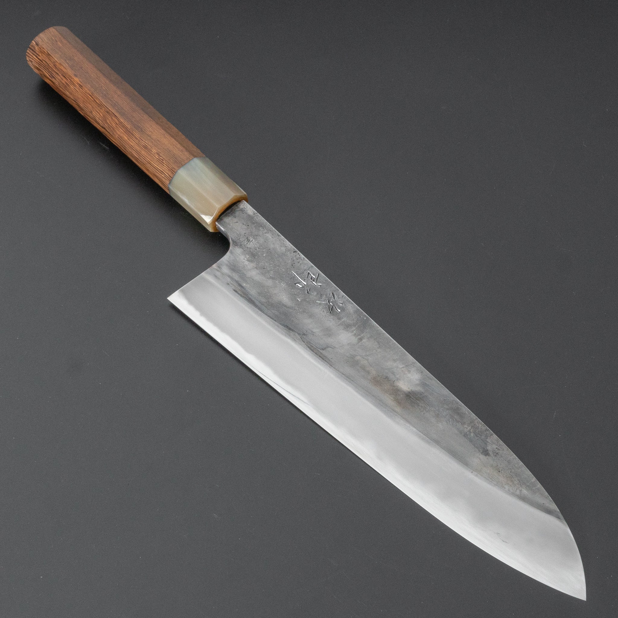 Premium Jiro Tsuchime Wa Gyuto 225mm Japanese Chef Knife with Taihei Tagayasan Handle (#412) - Perfect for Sushi, Meat Slicing & Professional Kitchen Use